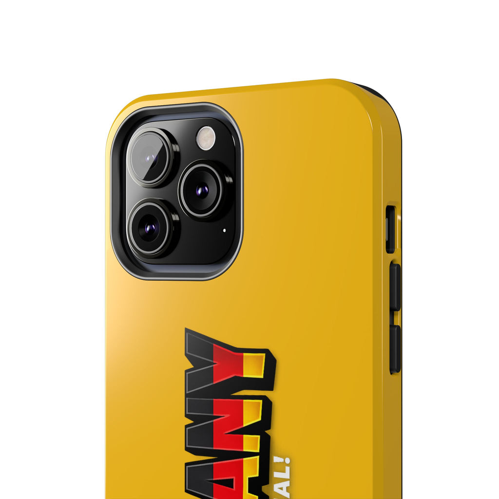 Germany Text Phone Case | Soccer Fan Phone Case, Protective, Glossy, World Cup 2026