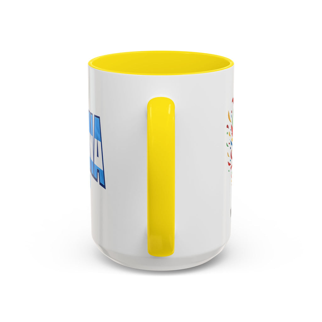 Argentina Vamos Argentina Mug | Accent Coffee Mug, Flag Text Design