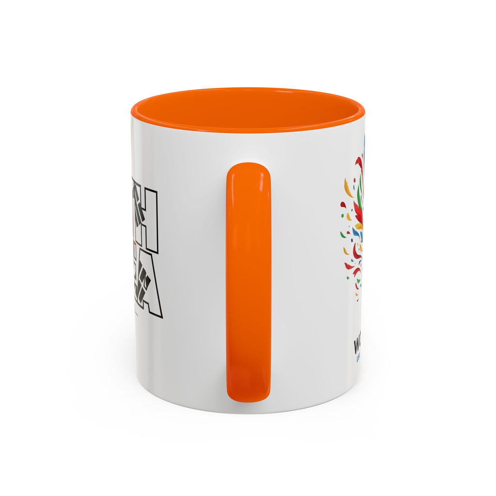 South Korea flag text Accent Coffee Mug | Korean travel souvenir, Soccer World Cup 2026, Gifts for Dad