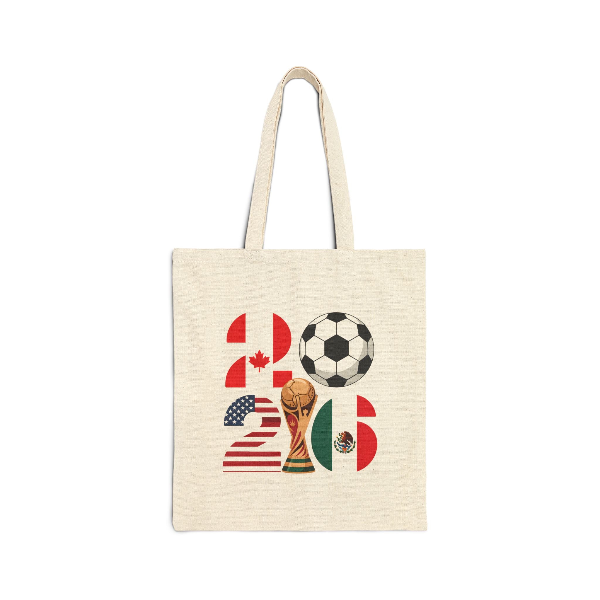 Brazil Soccer 2026 Tote Bag , World Cup Football Canvas Tote, Mother's Day Gift