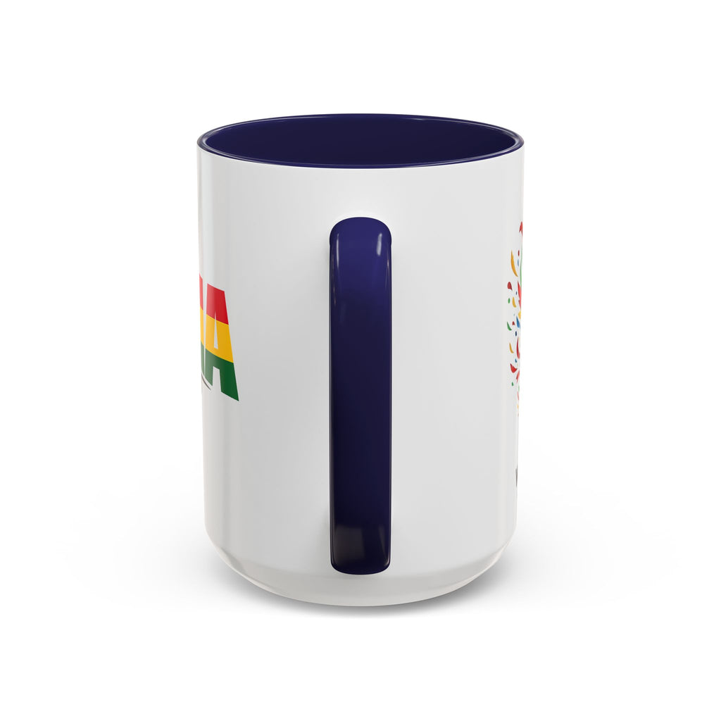 Ghana Black Stars flag stripe Accent Coffee Mug | 11oz 15oz, World Cup 2026, Gift for Dad