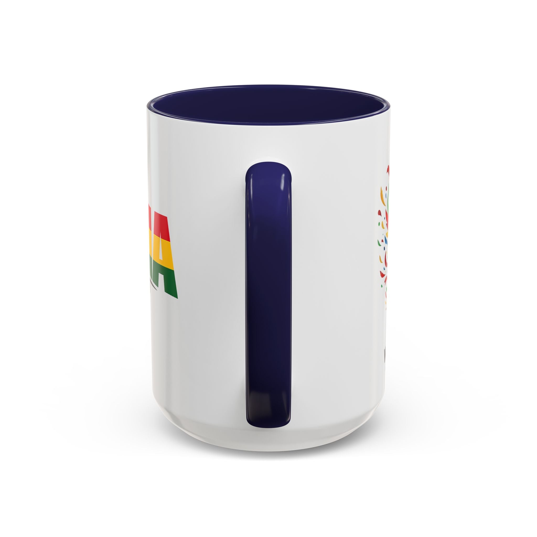 Ghana Black Stars flag stripe Accent Coffee Mug | 11oz 15oz, World Cup 2026, Gift for Dad