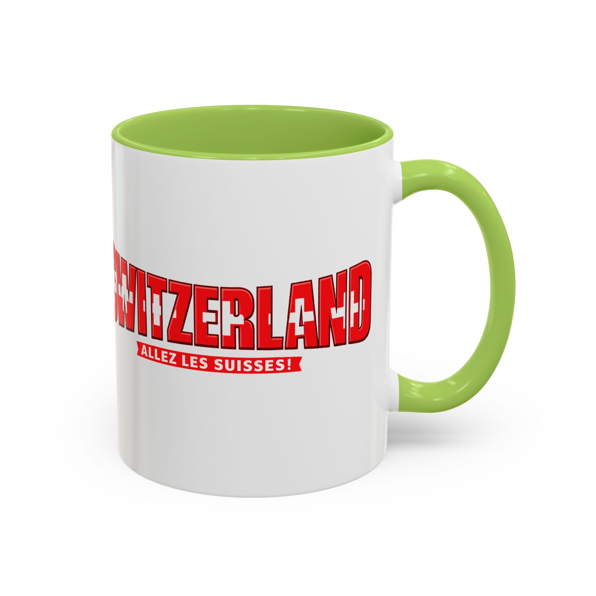 Switzerland Soccer Typography Mug | Accent Coffee Mug 11oz 15oz, Soccer World Cup 2026, Gift for Dad