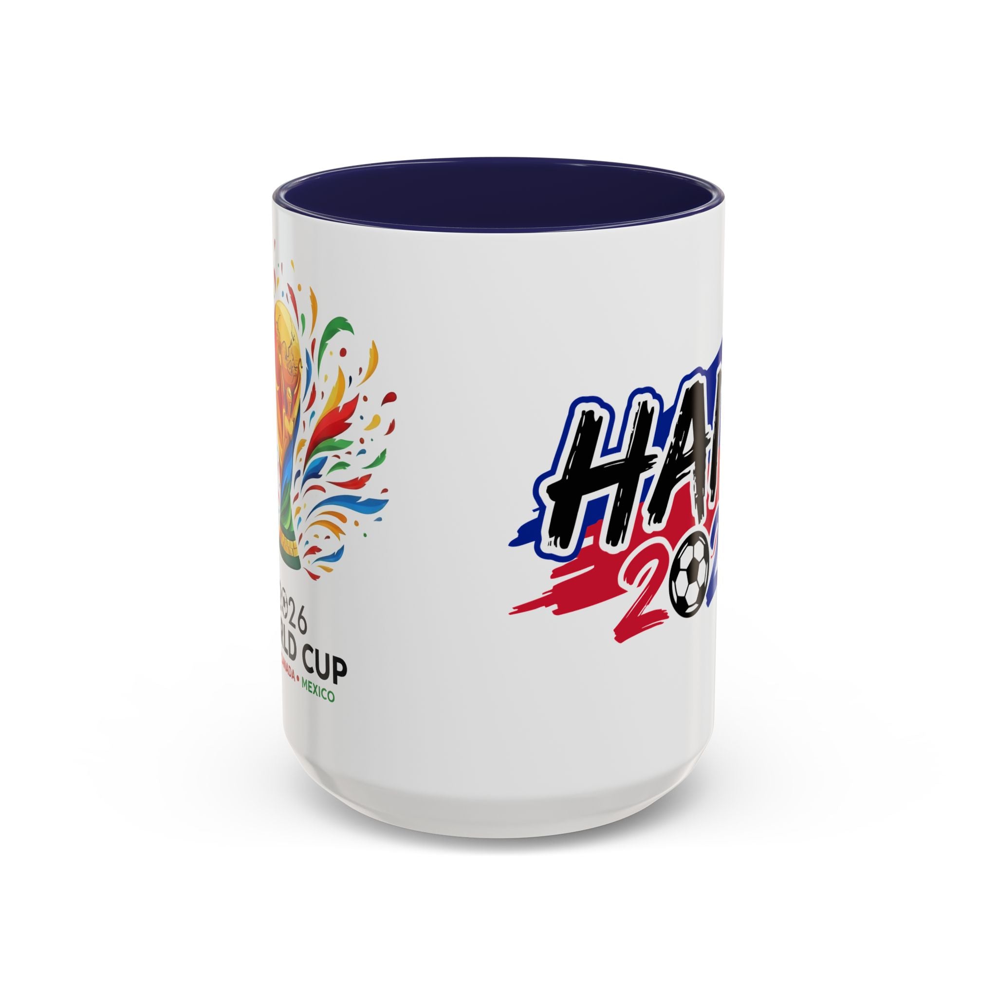 Haiti 2026 Soccer Graphic Mug | Accent Coffee Mug,Soccer World Cup 2026, Gift for Dad