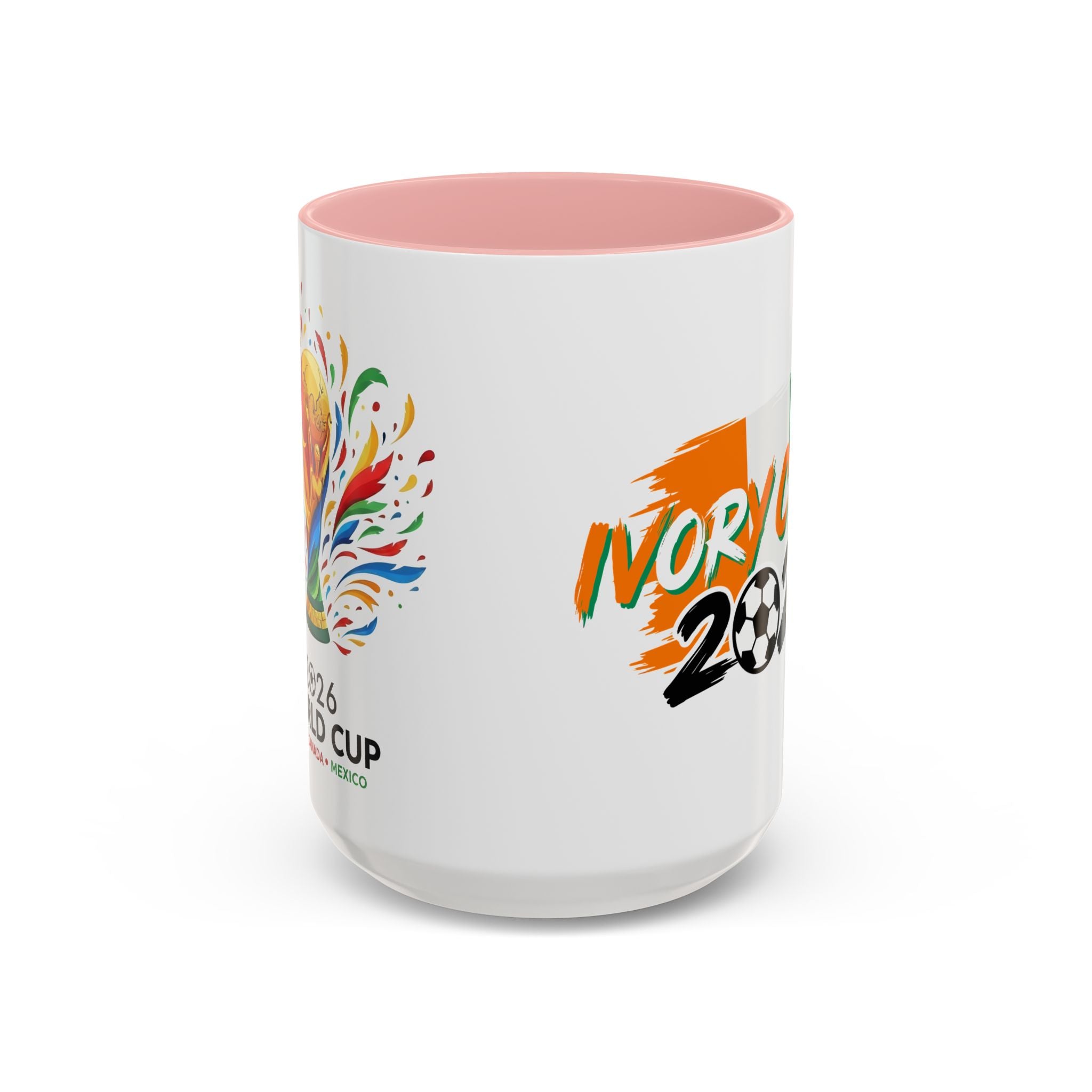 Ivory Coast 2026 Soccer Logo Mug | Accent Coffee Mug 11oz 15oz,Soccer World Cup 2026, Gifts for Dad