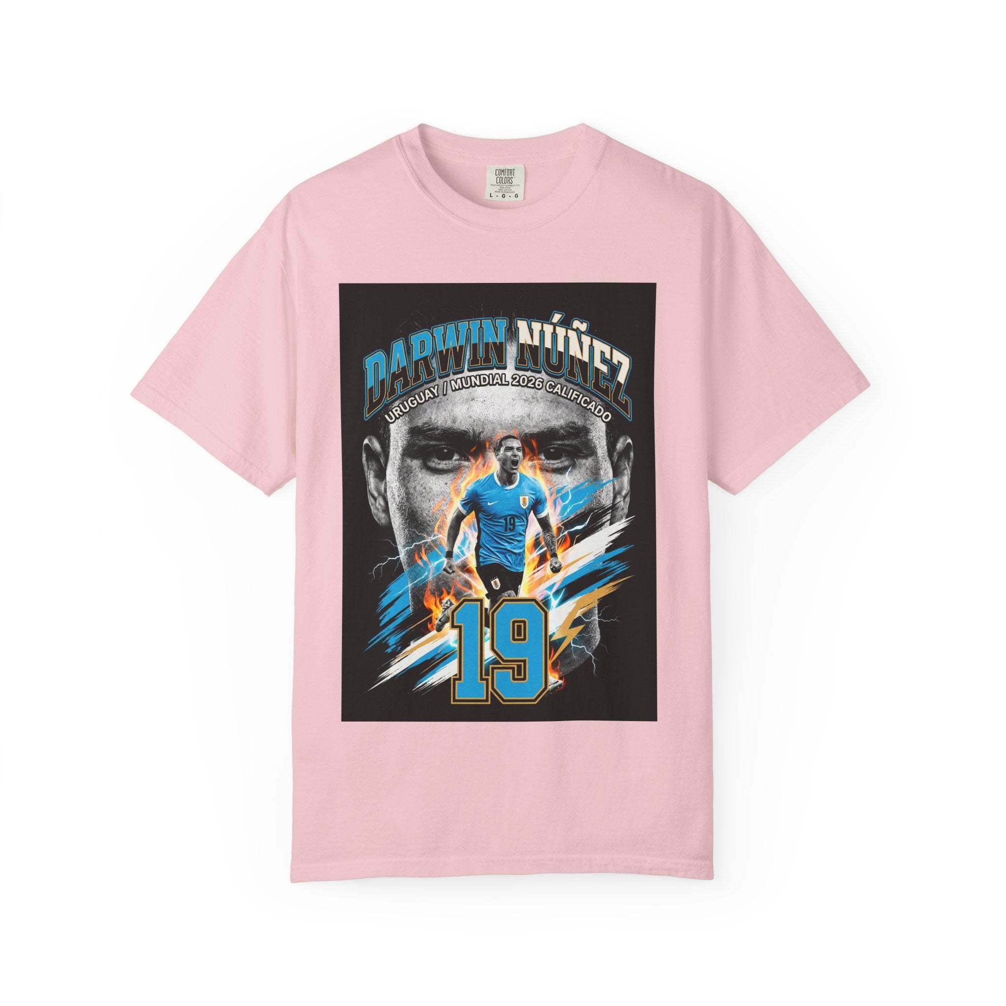 Darwin Núñez 19 Soccer Player T-Shirt | 2026 World Cup Tee, Uruguay Flag, Gift for him, Collectible