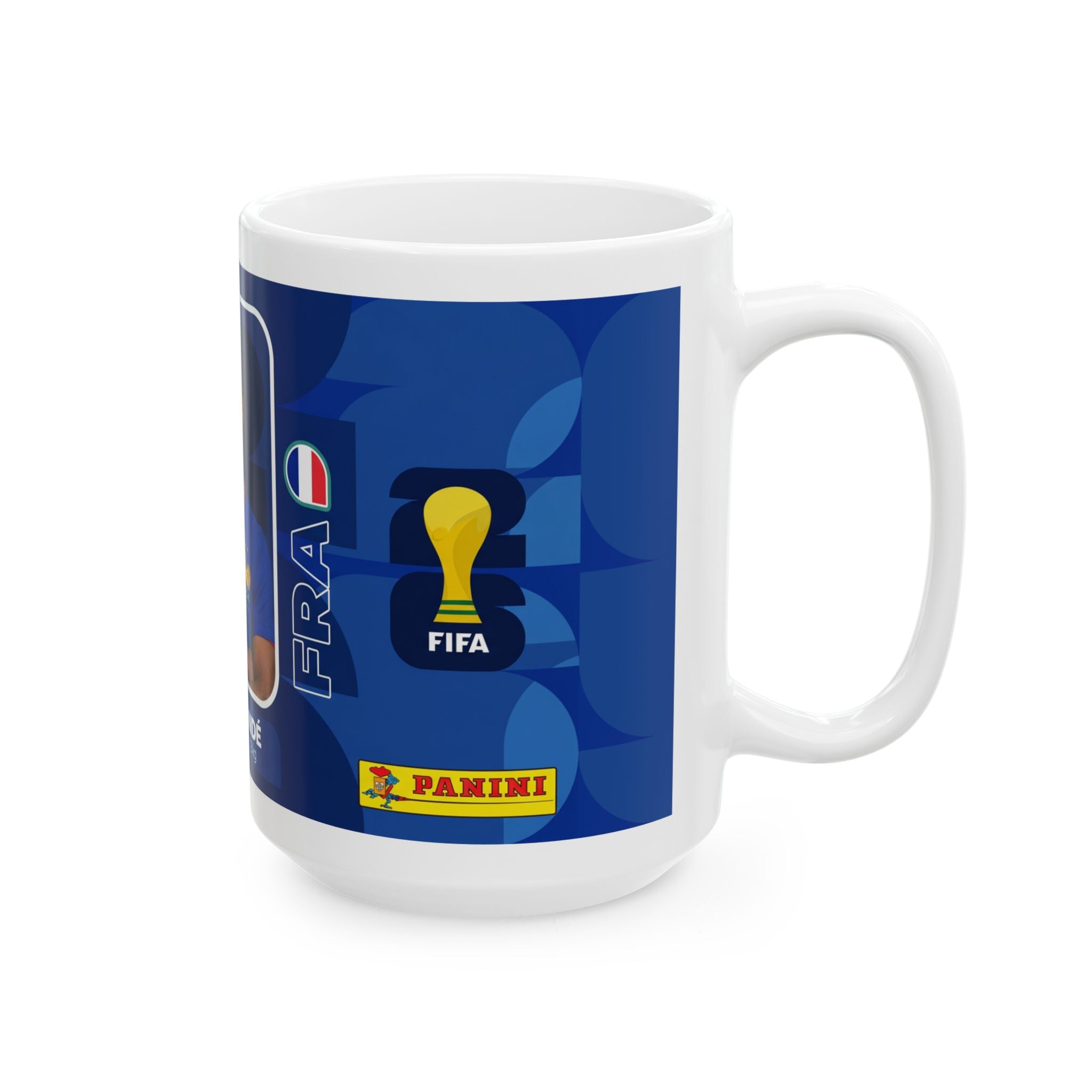 France Soccer Player Jules Koundé  Mug —  Ceramic Coffee Cup (11oz/15oz), World Cup 2026 Mugs