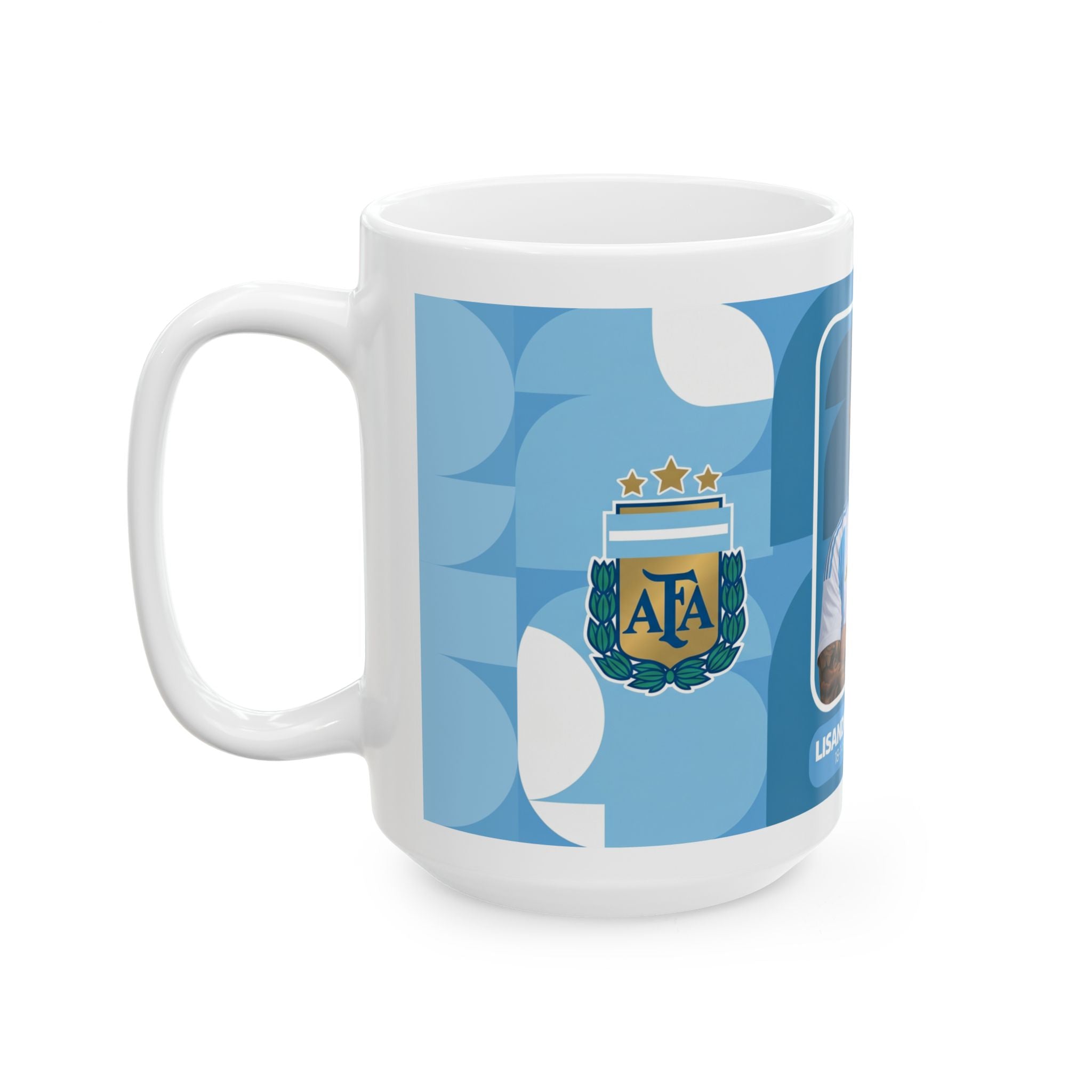 Argentina Lisandro Martinez Soccer Player Mug - 11oz/15oz Ceramic Coffee Cup, World Cup 2026 Mugs