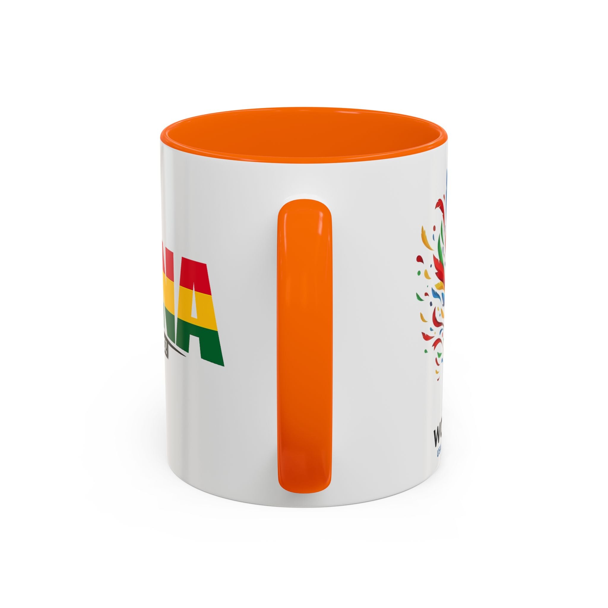 Ghana Black Stars flag stripe Accent Coffee Mug | 11oz 15oz, World Cup 2026, Gift for Dad
