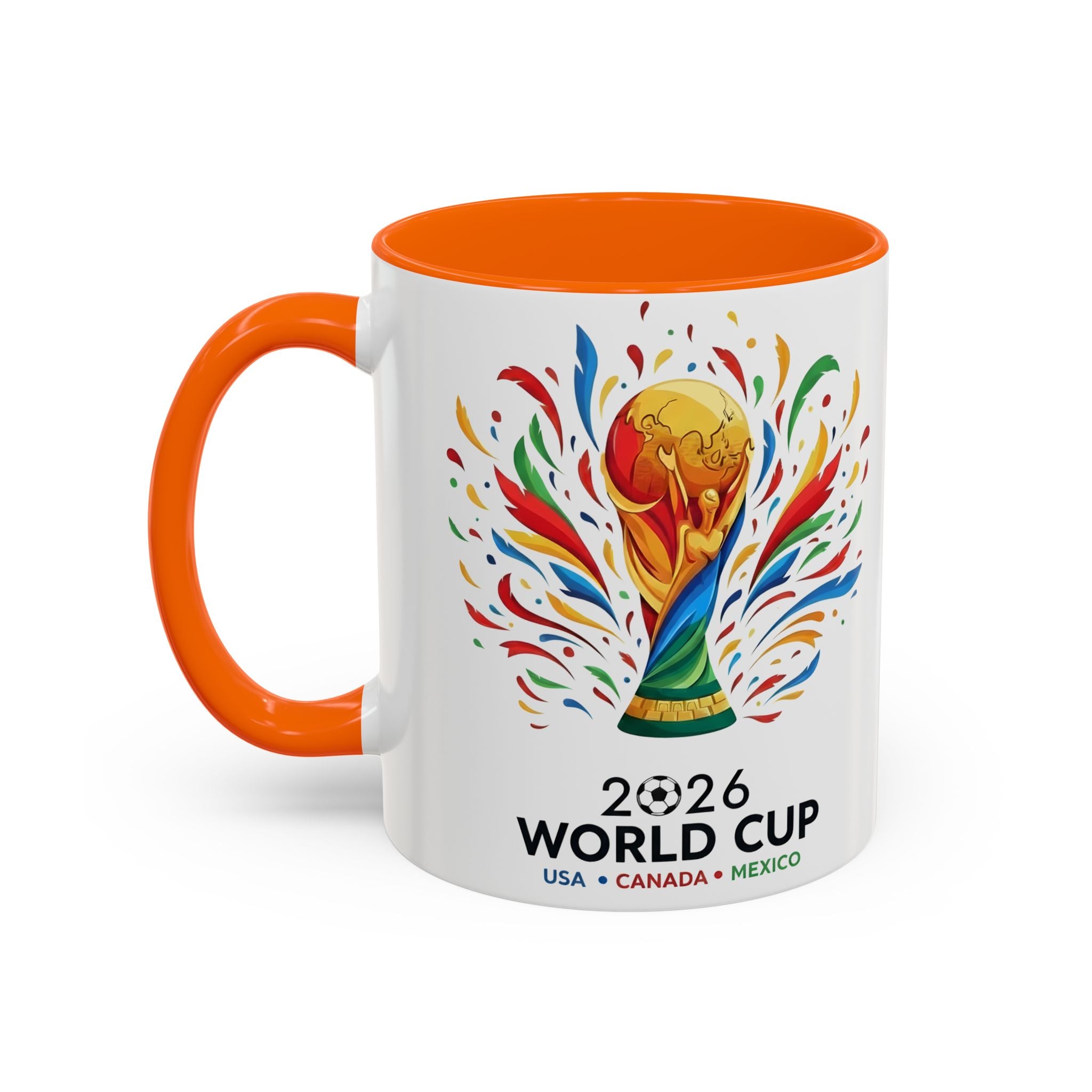 Portugal flag lettering Accent Coffee Mug | Portugal souvenir mug, Soccer World Cup 2026, Gift for Dad
