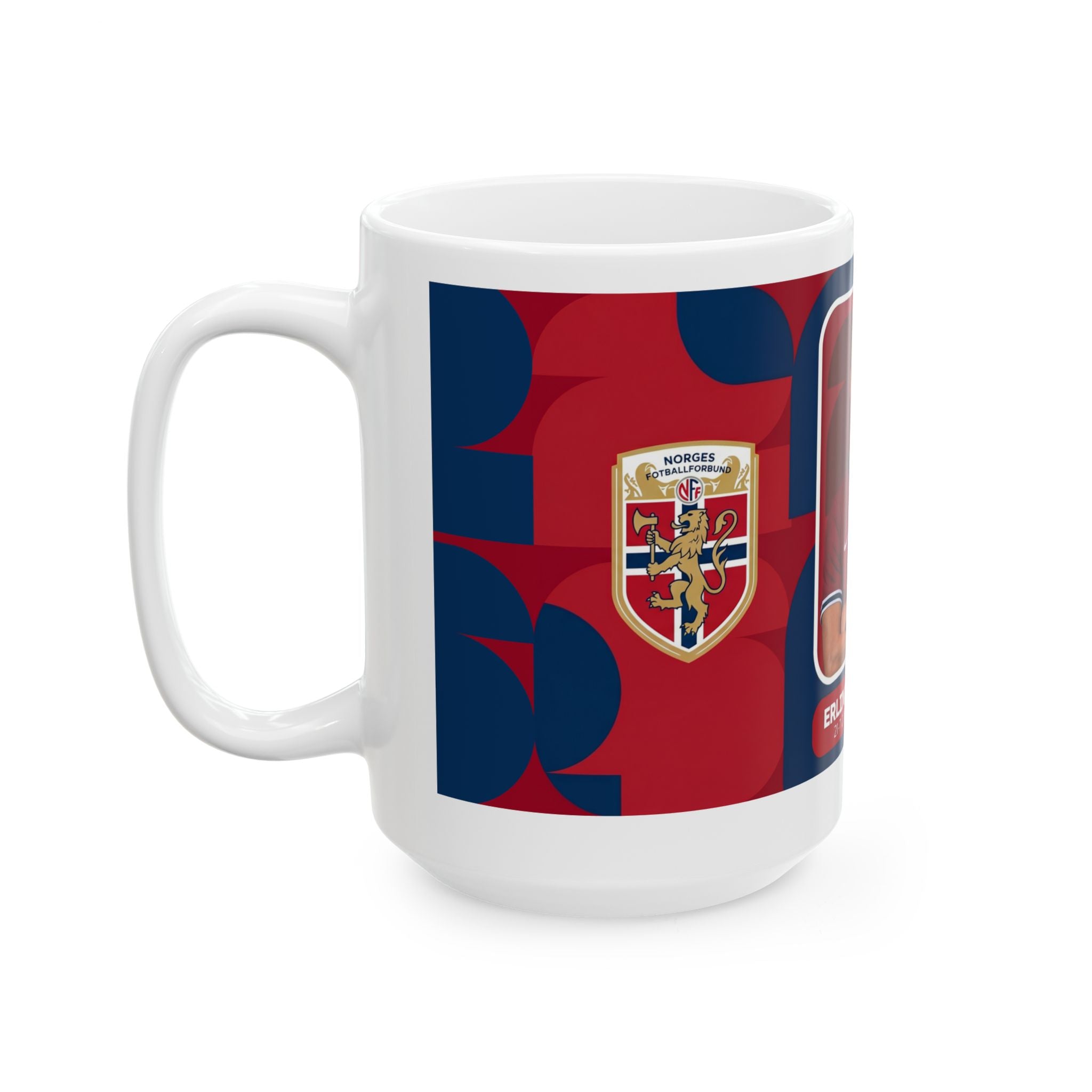 Erling Haaland Norway Soccer Mug –  Ceramic Cup (11oz/15oz), World Cup 2026 Mugs