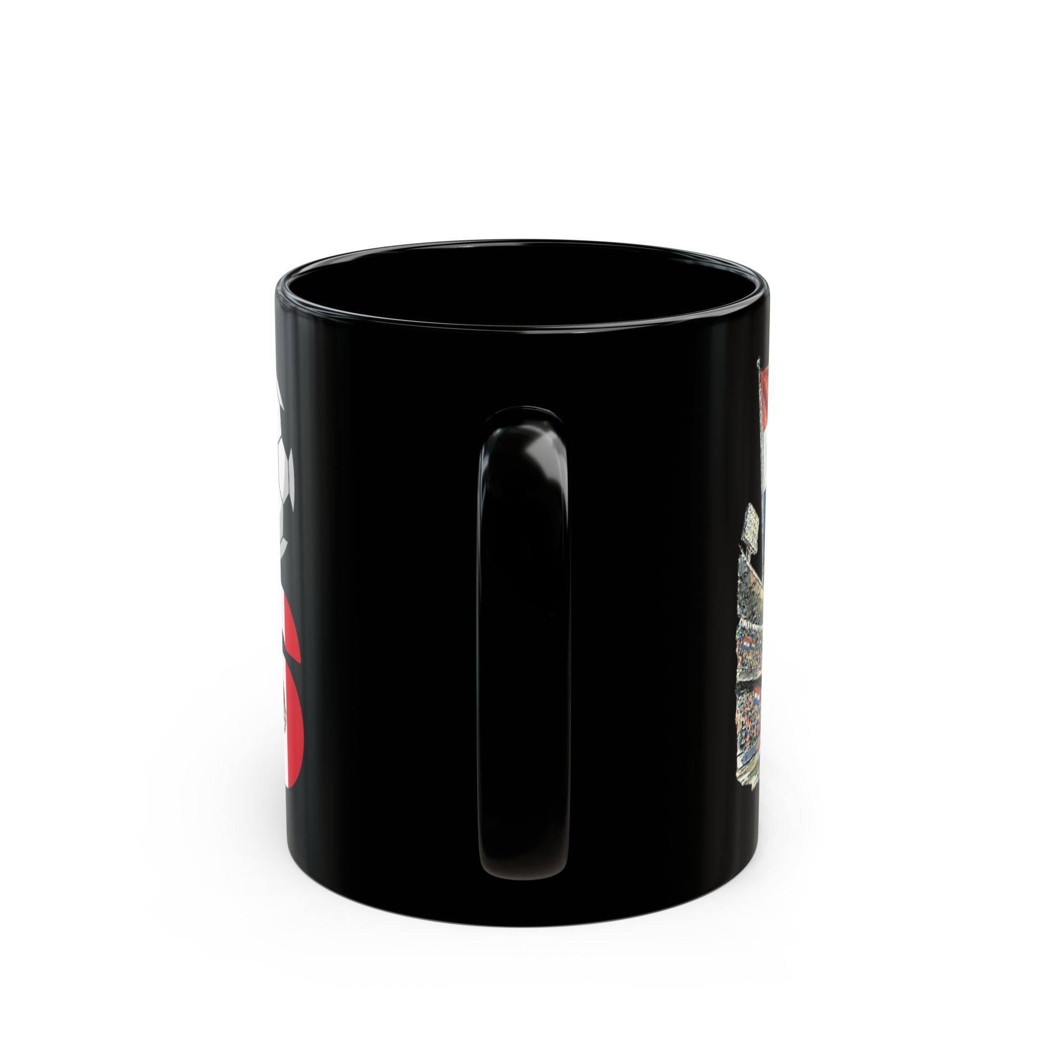 Croatia World Cup 2026 Mug | Black Ceramic Coffee Cup, Croatia Flag, Gift For Dad