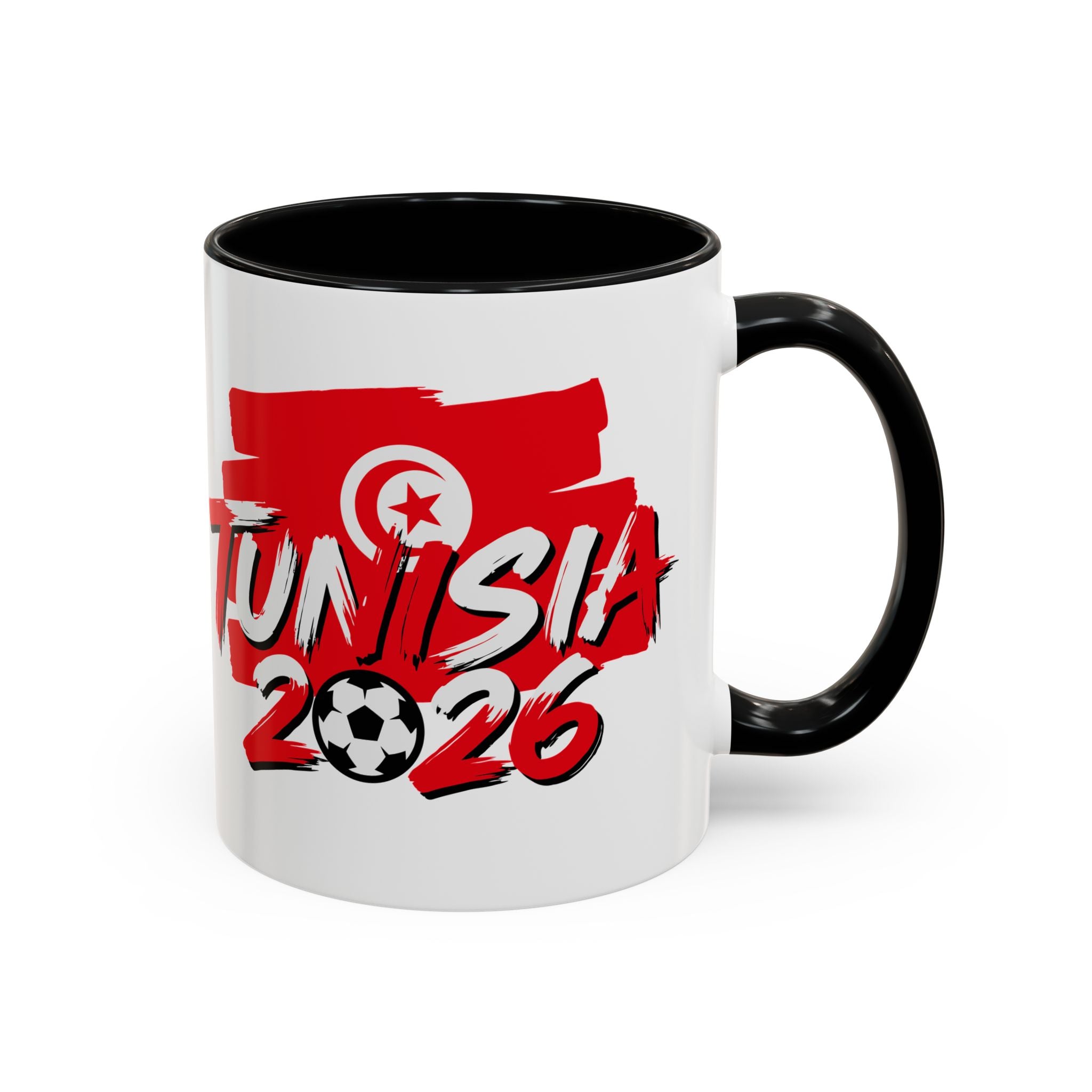 Tunisia 2026 Soccer Logo Mug | World Cup Fan Coffee Mug, Soccer World Cup 2026, Gift for Dad