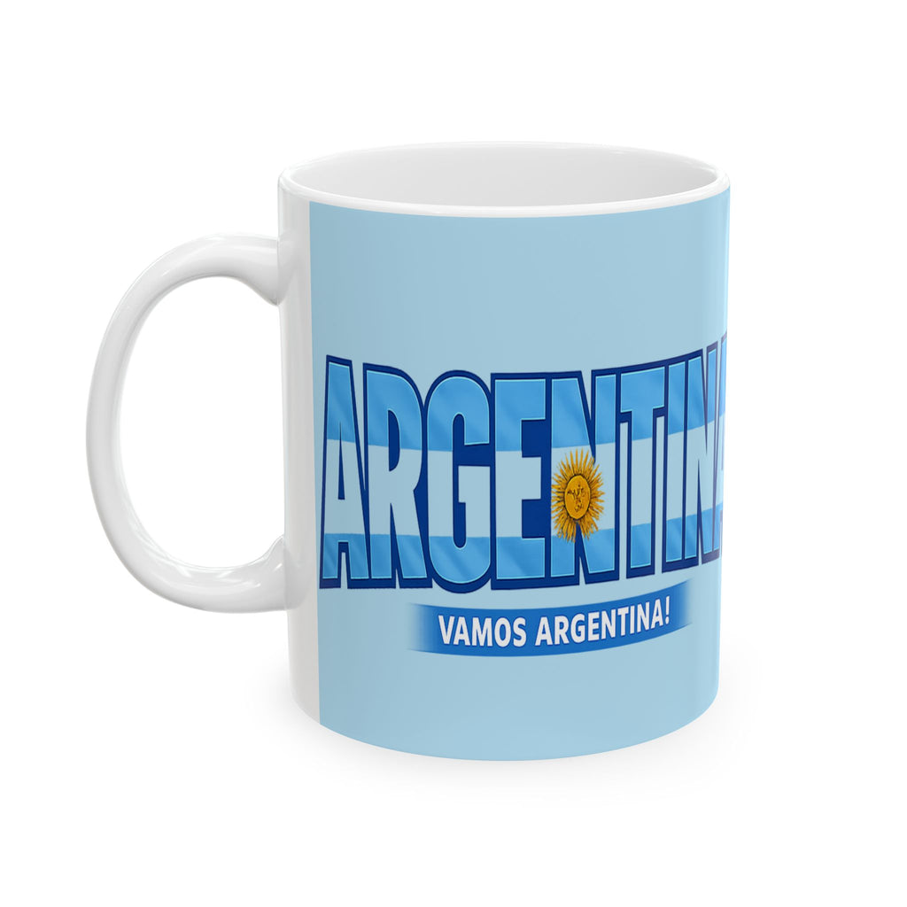 Argentina World Cup 2026 Soccer Mug | Argentina Flag, Ceramic Coffee Mug, Gift For Dad