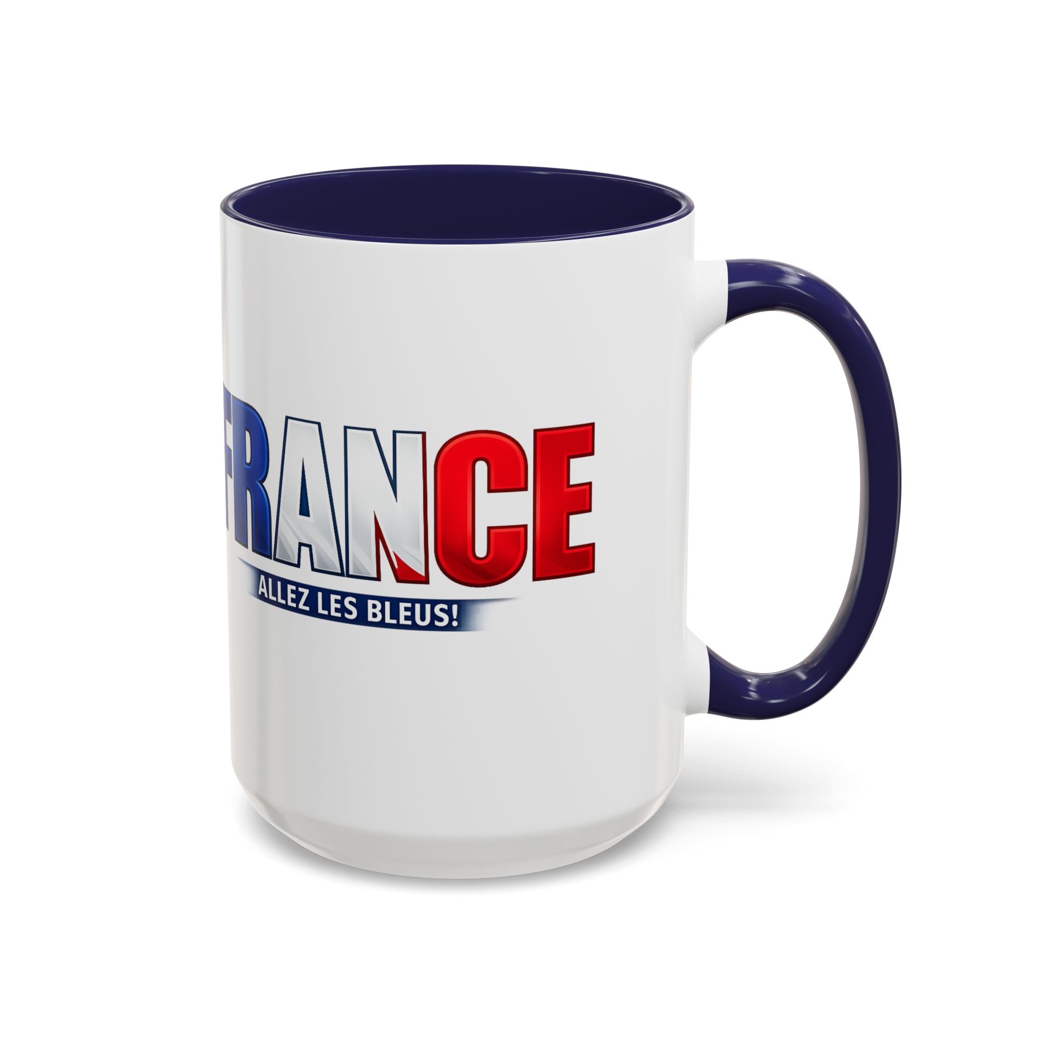 France Tricolor Logo Coffee Mug | Accent Coffee Mug 11oz 15oz, Worl Cup 2026, Gift for mom and dad