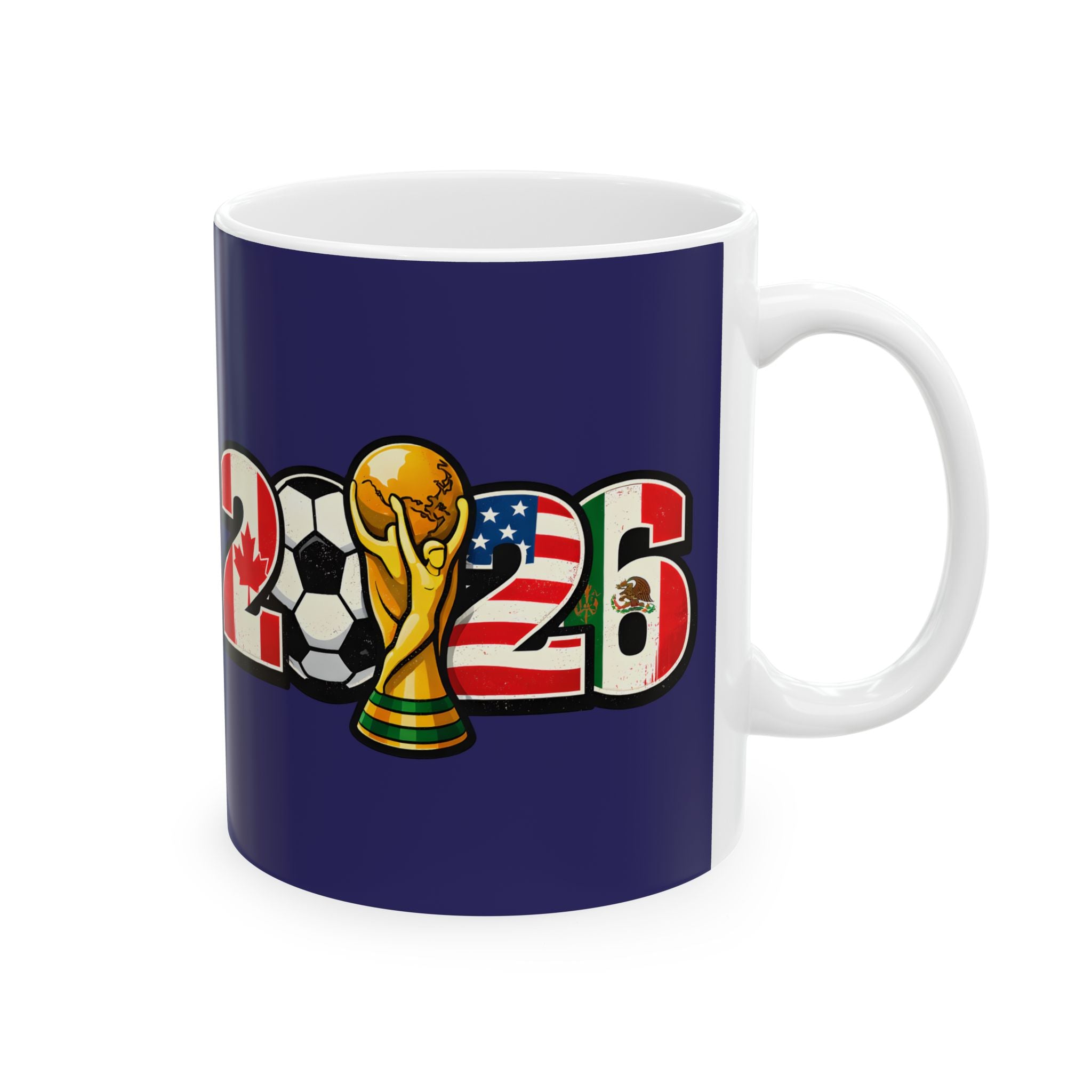 France World Cup 2026 Soccer Fans Mug, France Flag, Ceramic Mug, Gift For Dad