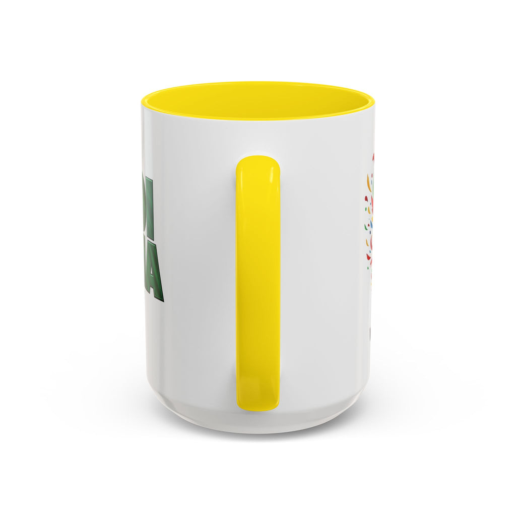 Saudi Arabia Typography Mug | Accent Coffee Mug, Green National Design, Soccer World Cup 2026, Gifts for Dad