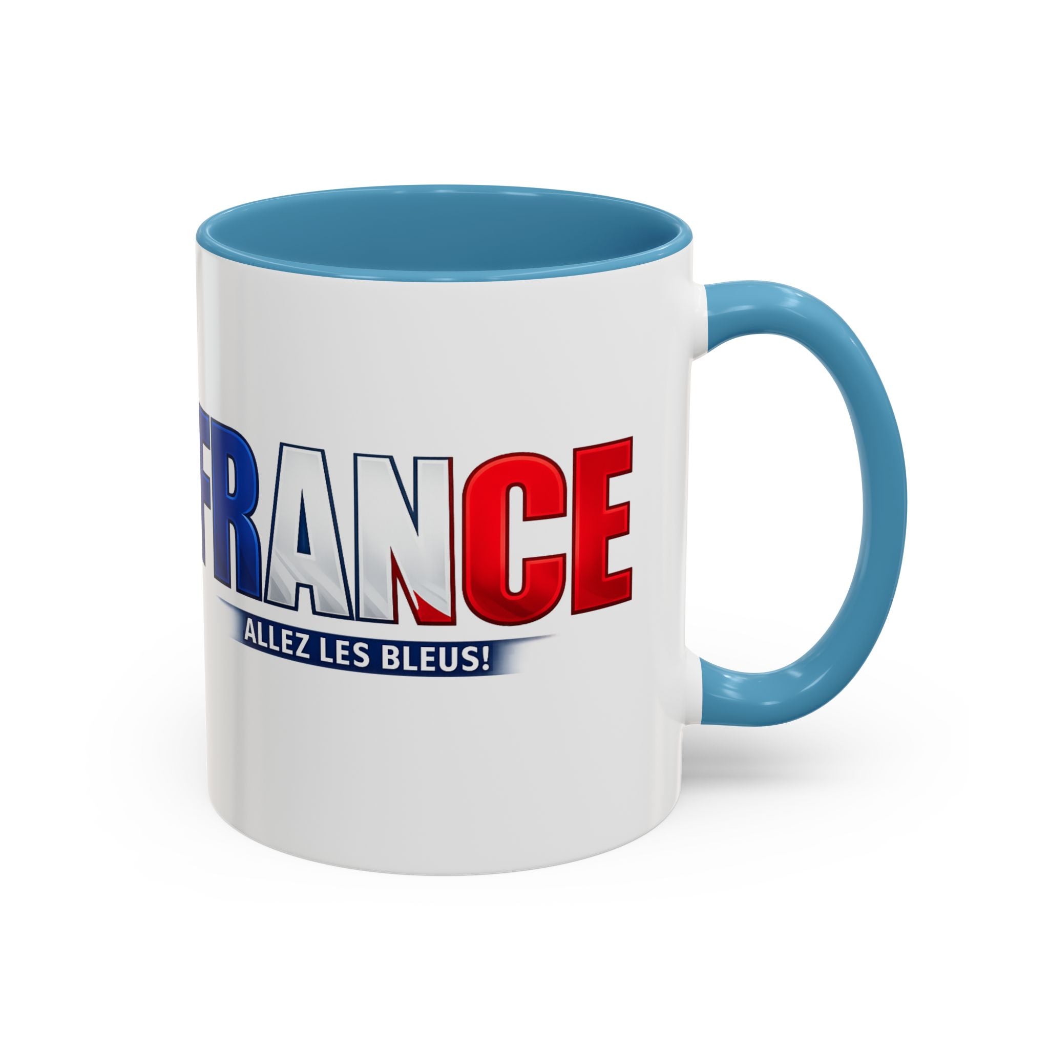 France Tricolor Logo Coffee Mug | Accent Coffee Mug 11oz 15oz, Worl Cup 2026, Gift for mom and dad