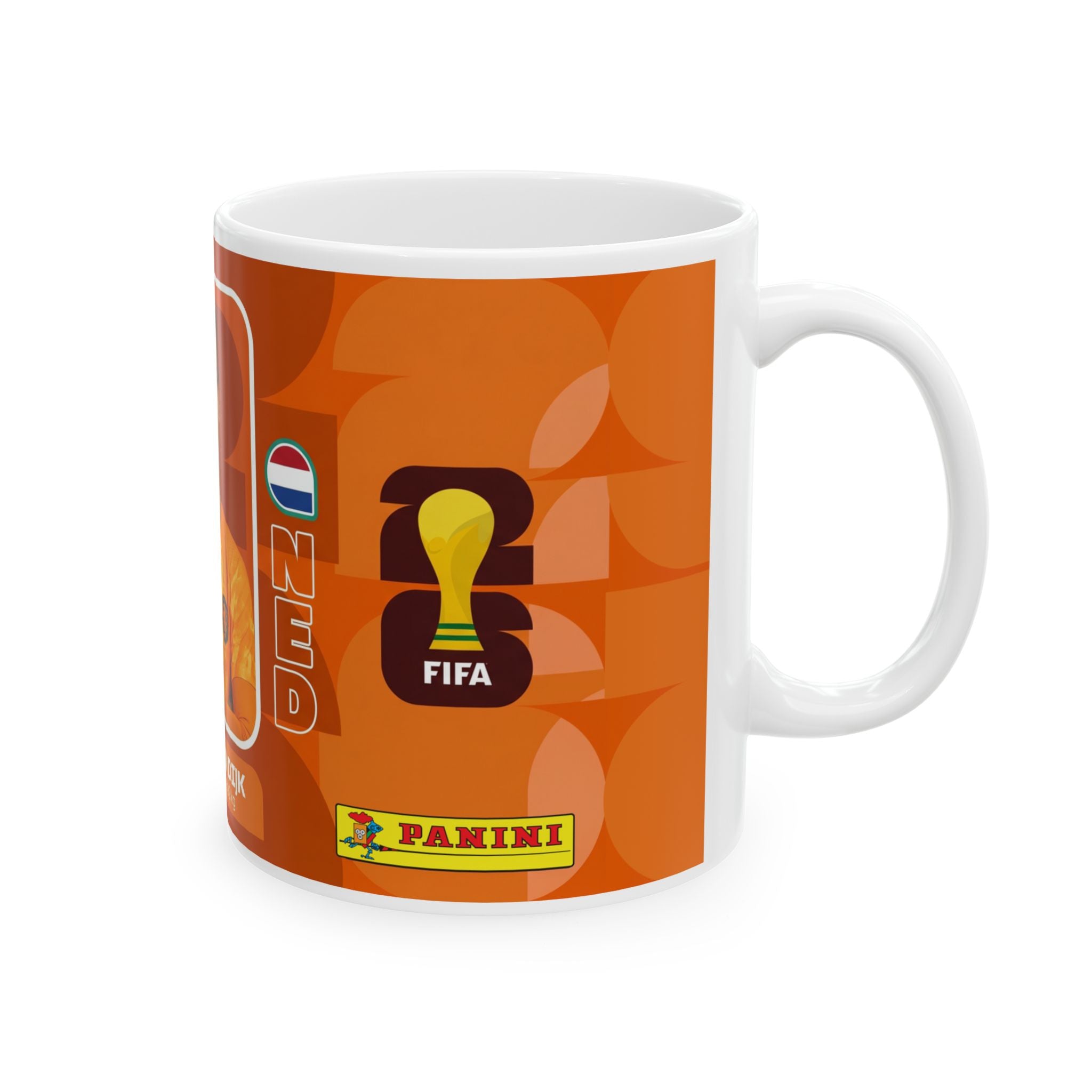 Netherlands Virgil Van Soccer Mug (11oz/15oz), World Cup 2026 Mugs