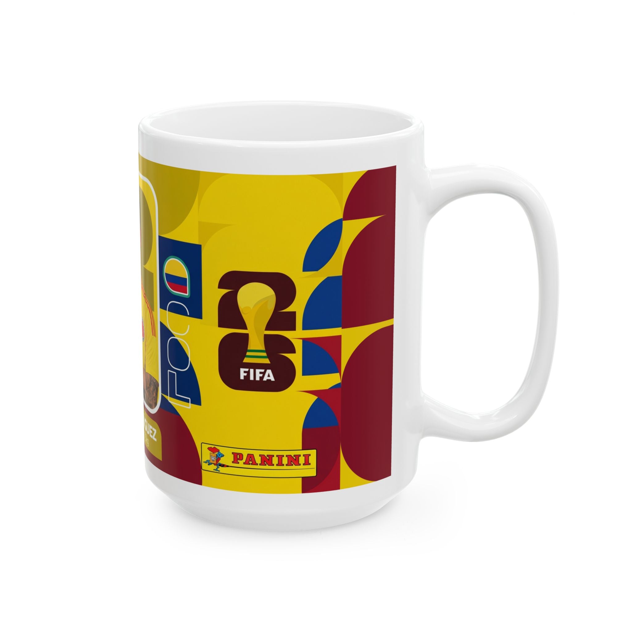 Colombia Soccer Player James Rodríguez Mug — Ceramic Coffee Cup (11oz/15oz), World Cup 2026 Mugs