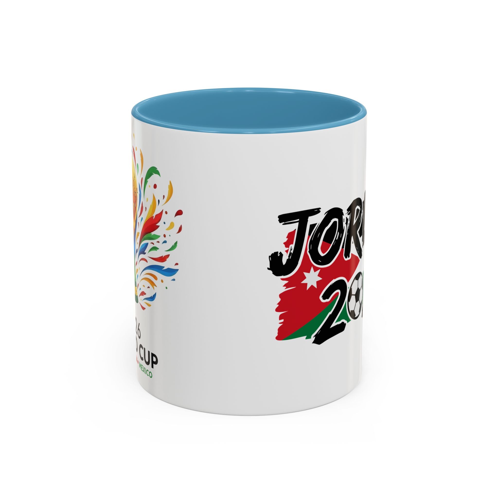 Jordan 2026 Soccer Logo Mug | Accent Coffee Mug 11oz 15oz, World Cup 2026, Gift for Dad