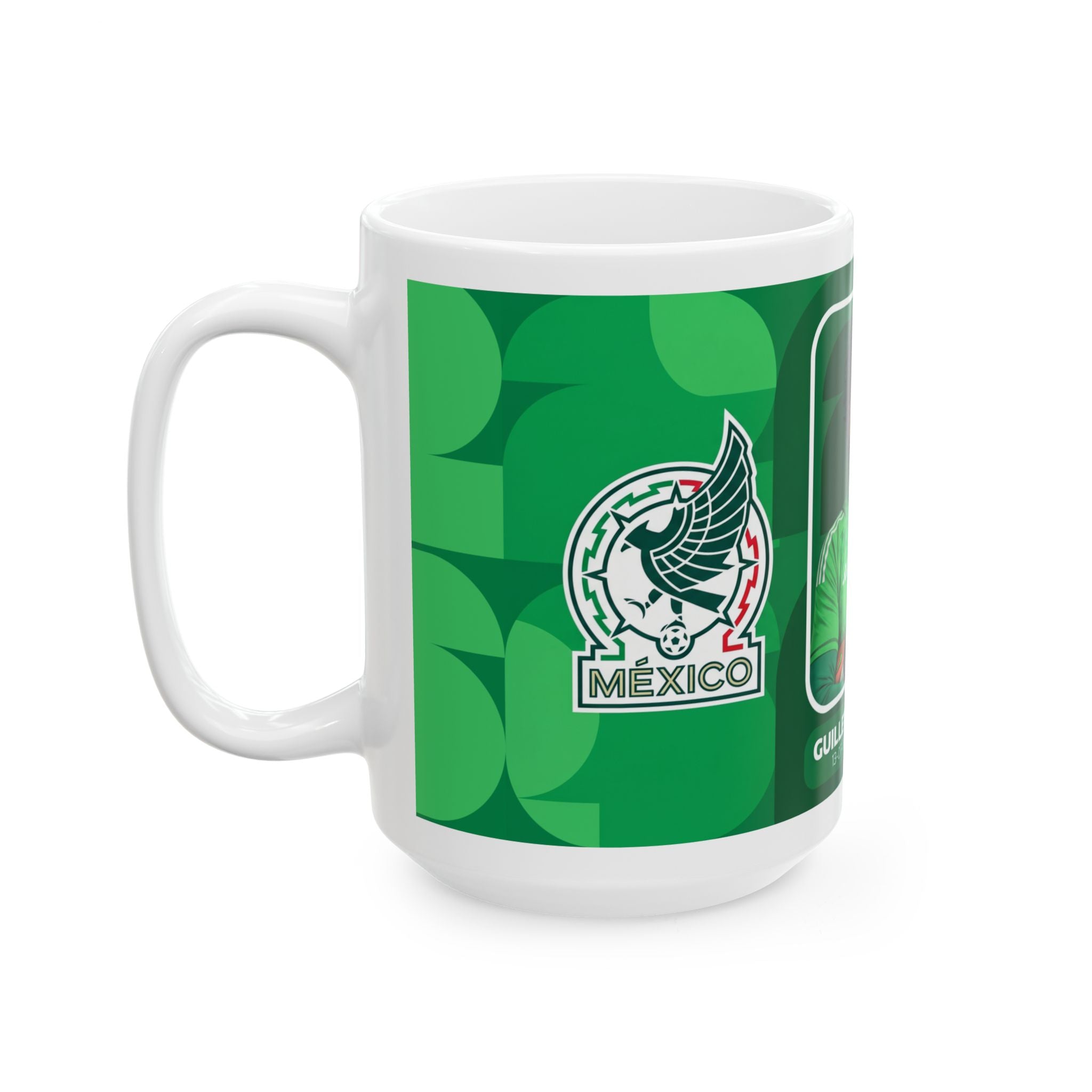 Mexico Soccer Player Guillermo Ochoa Mug – Ceramic Coffee Cup (11oz, 15oz), World Cup 2026 Mugs