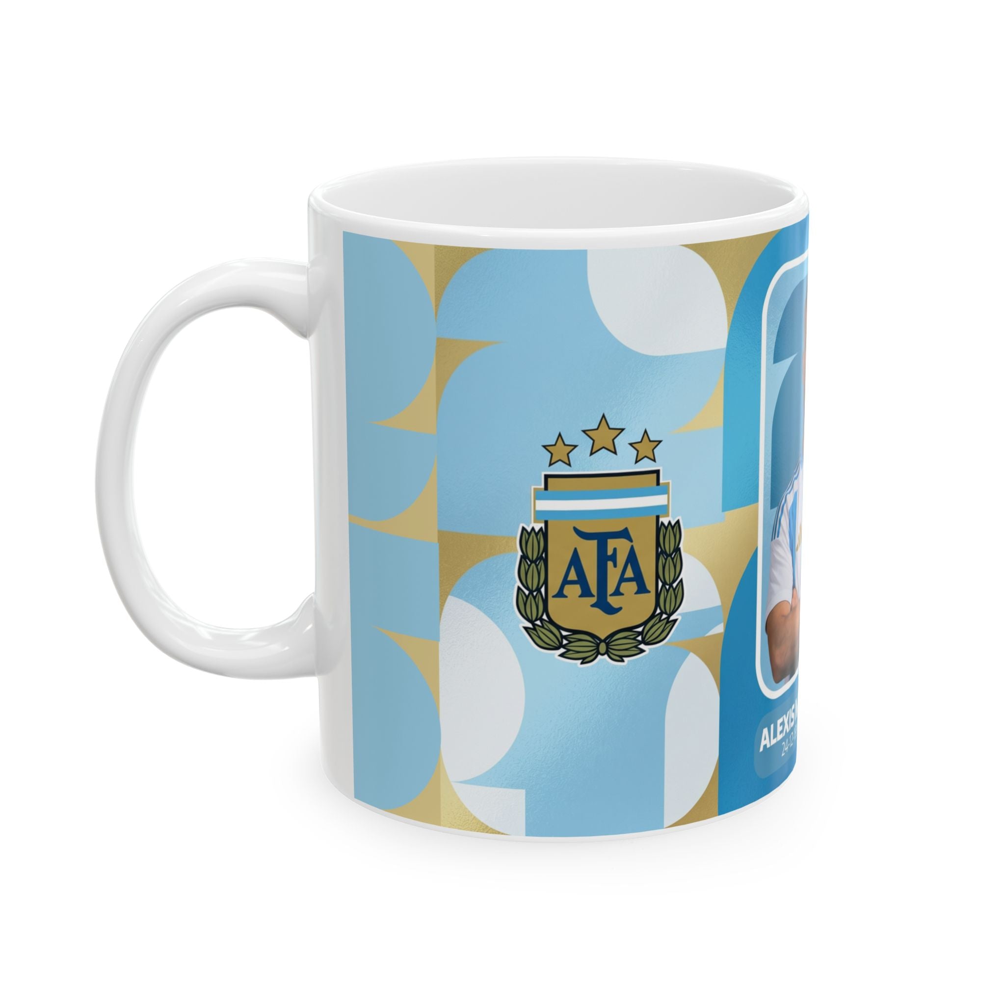 Argentina Soccer Player Alexis Mac Allister Mug – Fan Gift (11oz/15oz), World Cup 2026 Mugs