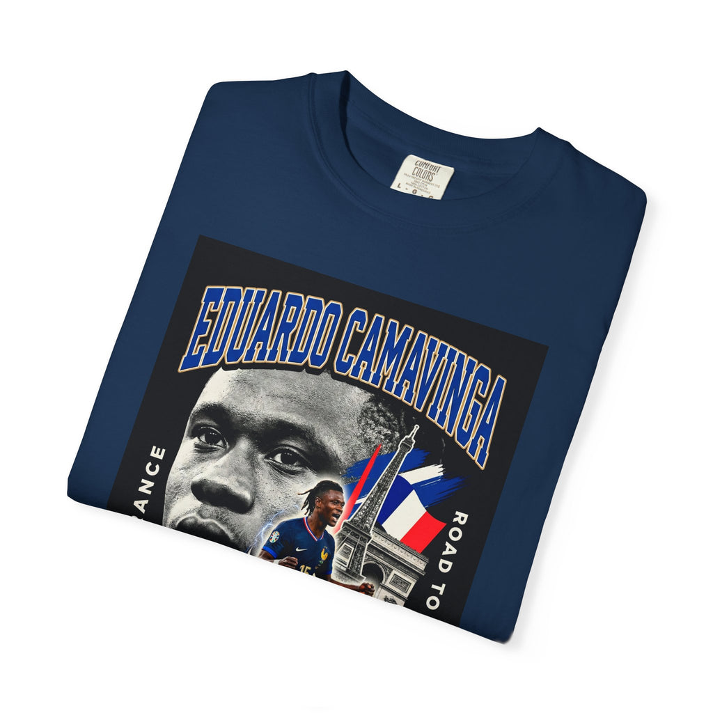 Eduardo Camavinga Soccer Player T-Shirt | 2026 World Cup Back Print, France Soccer T-shirt, Gift for him, Collectible