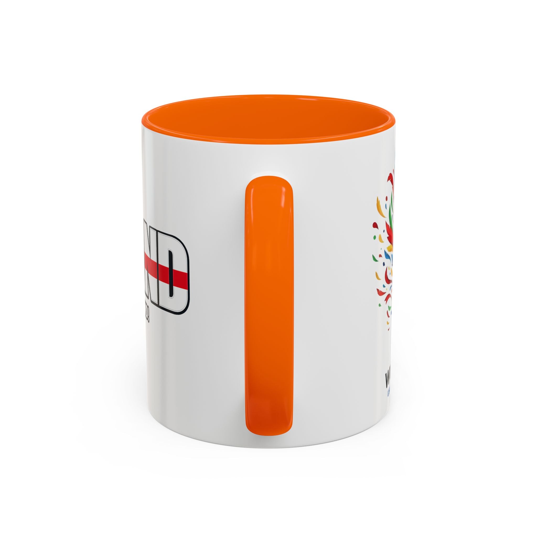 England Flag Typography Accent Coffee Mug | Come On England, World Cup 2026, Gift for Dad