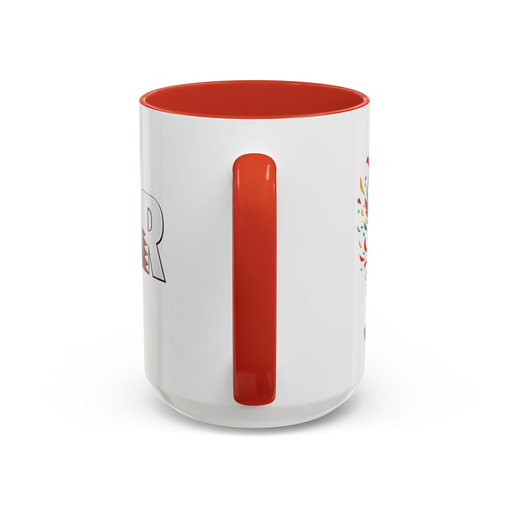 QATAR Yalla Qatar! Accent Coffee Mug | 11oz 15oz, Soccer World Cup 2026, Gifts for Dad
