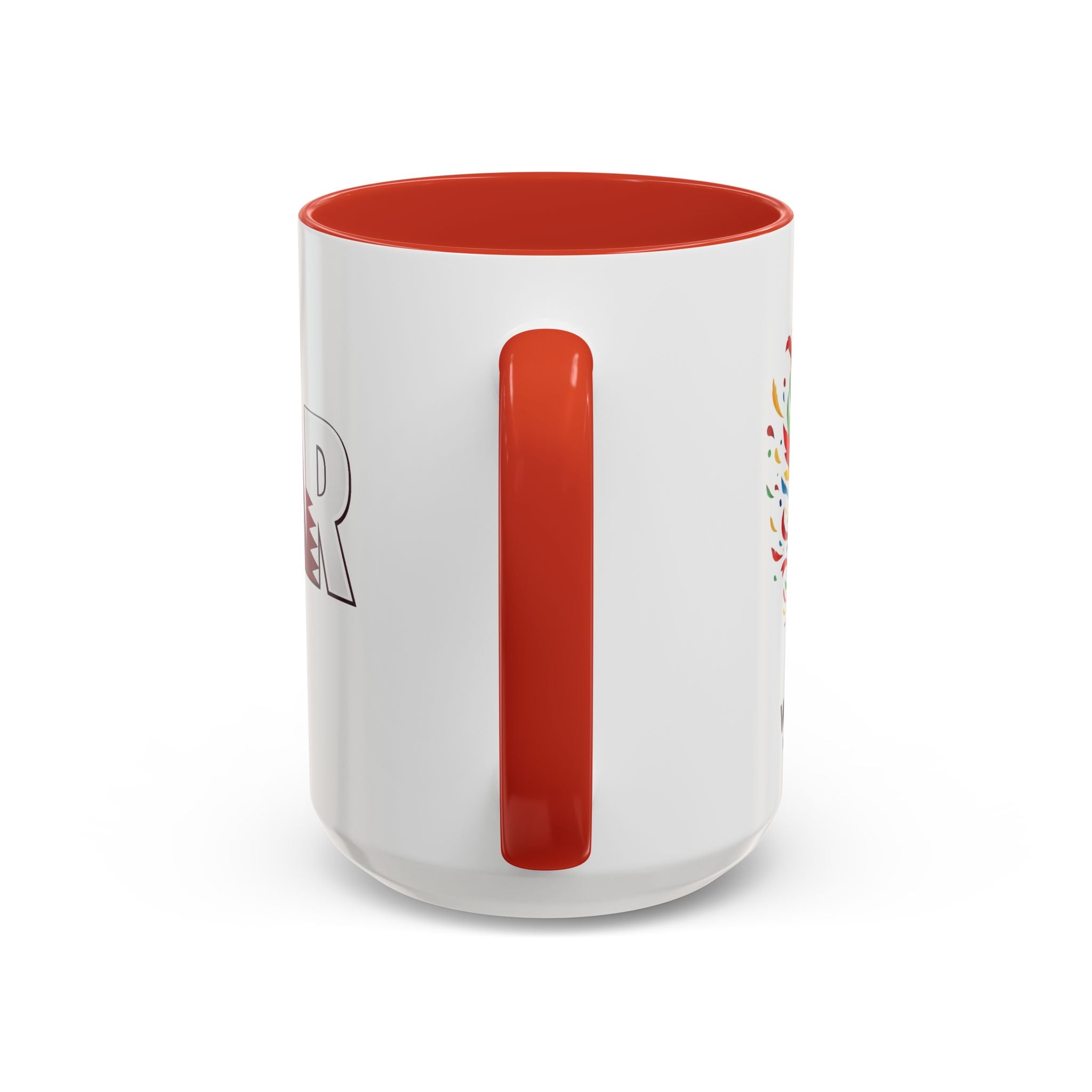 QATAR Yalla Qatar! Accent Coffee Mug | 11oz 15oz, Soccer World Cup 2026, Gifts for Dad