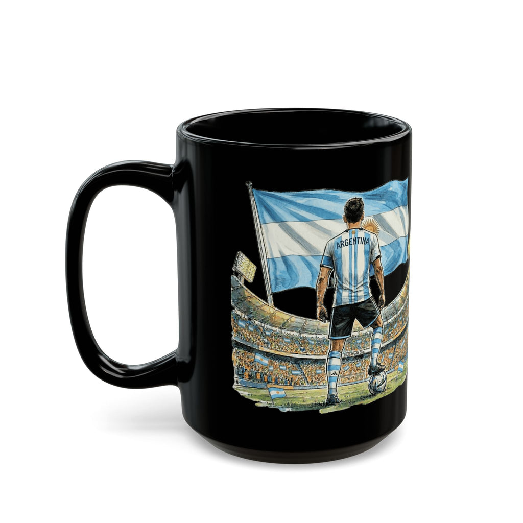 Argentina World Cup 2026 Mug | Black Ceramic Coffee Mug, Gift for dad