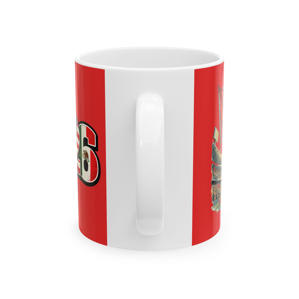 Morocco World Cup 2026 Mug, Red Ceramic Coffee Cup, Morocco Flag, Gift For Soccer Fan