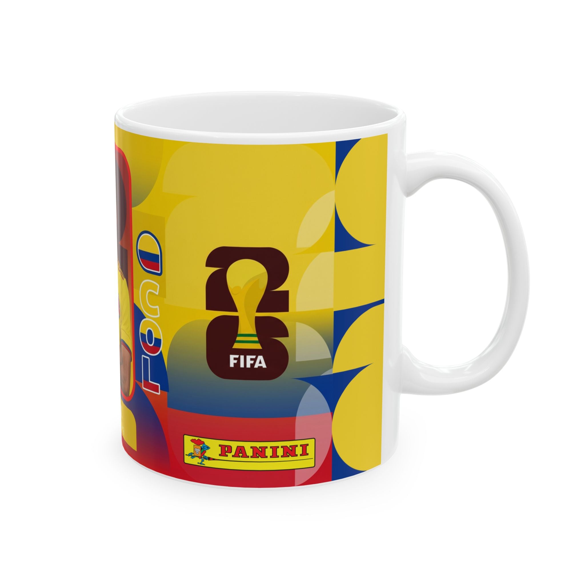 Colombia Soccer Player Luis Díaz Ceramic Mug — Fan Gift, World Cup 2026 Mugs