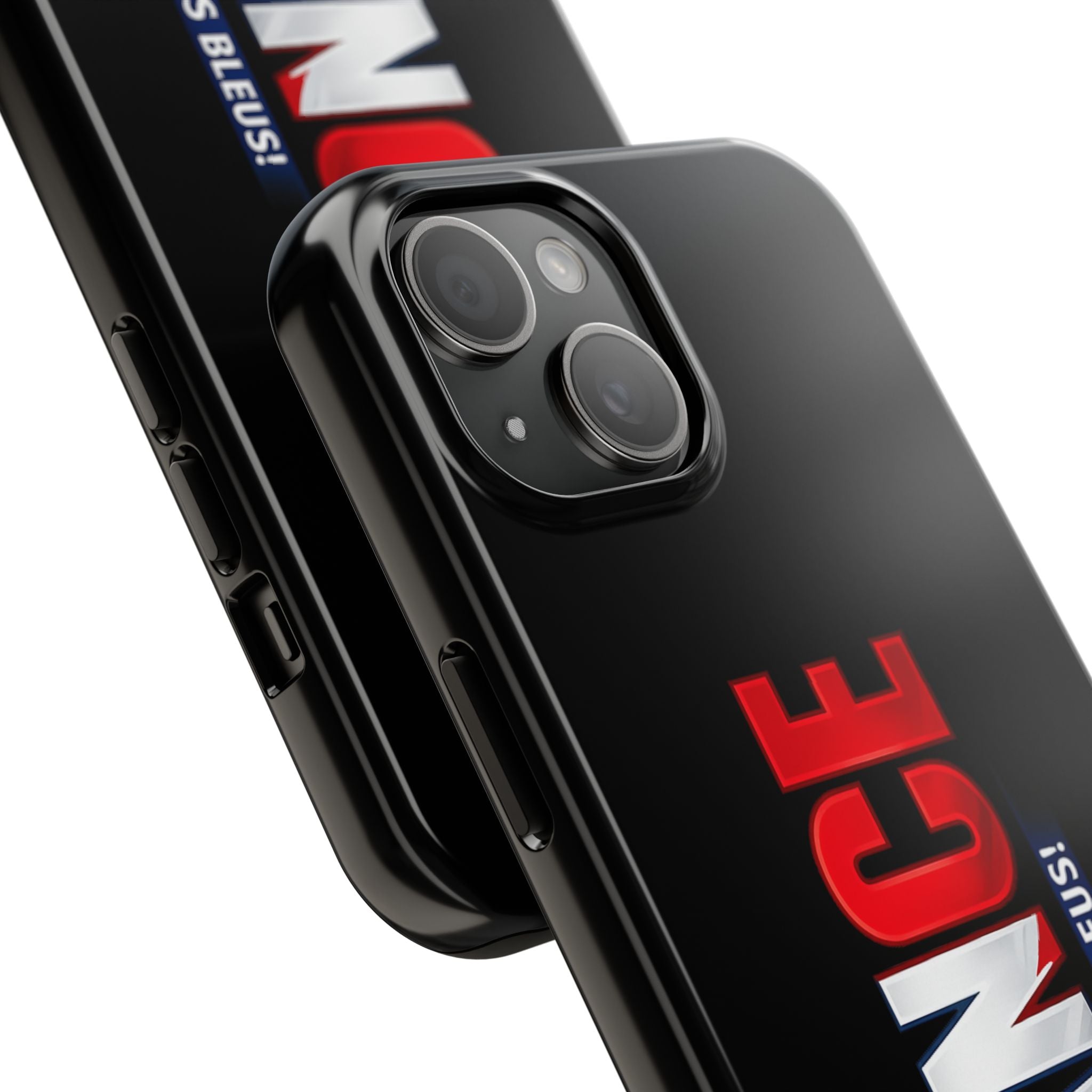 France tricolor vertical text Phone Case | Allez Les Bleus!, Cuctom Protective, Glossy Tough Cases, World Cup 2026