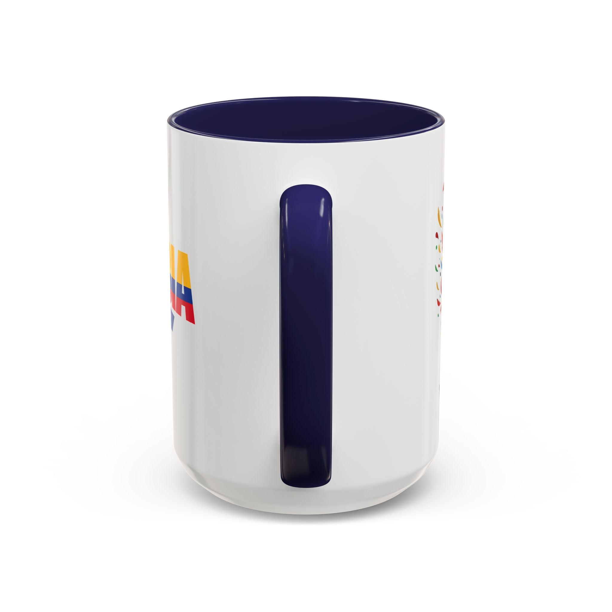 Colombia Vamos Colombia! Accent Coffee Mug | 11oz 15oz ceramic World Cup 2026, Soccer Gift