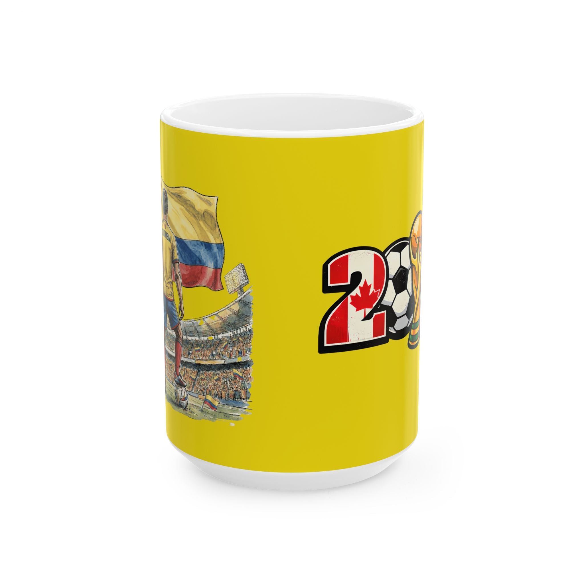 Colombia World Cup 2026 Soccer Mug, Ceramic Mug, Colombia Flag, Gift For Dad