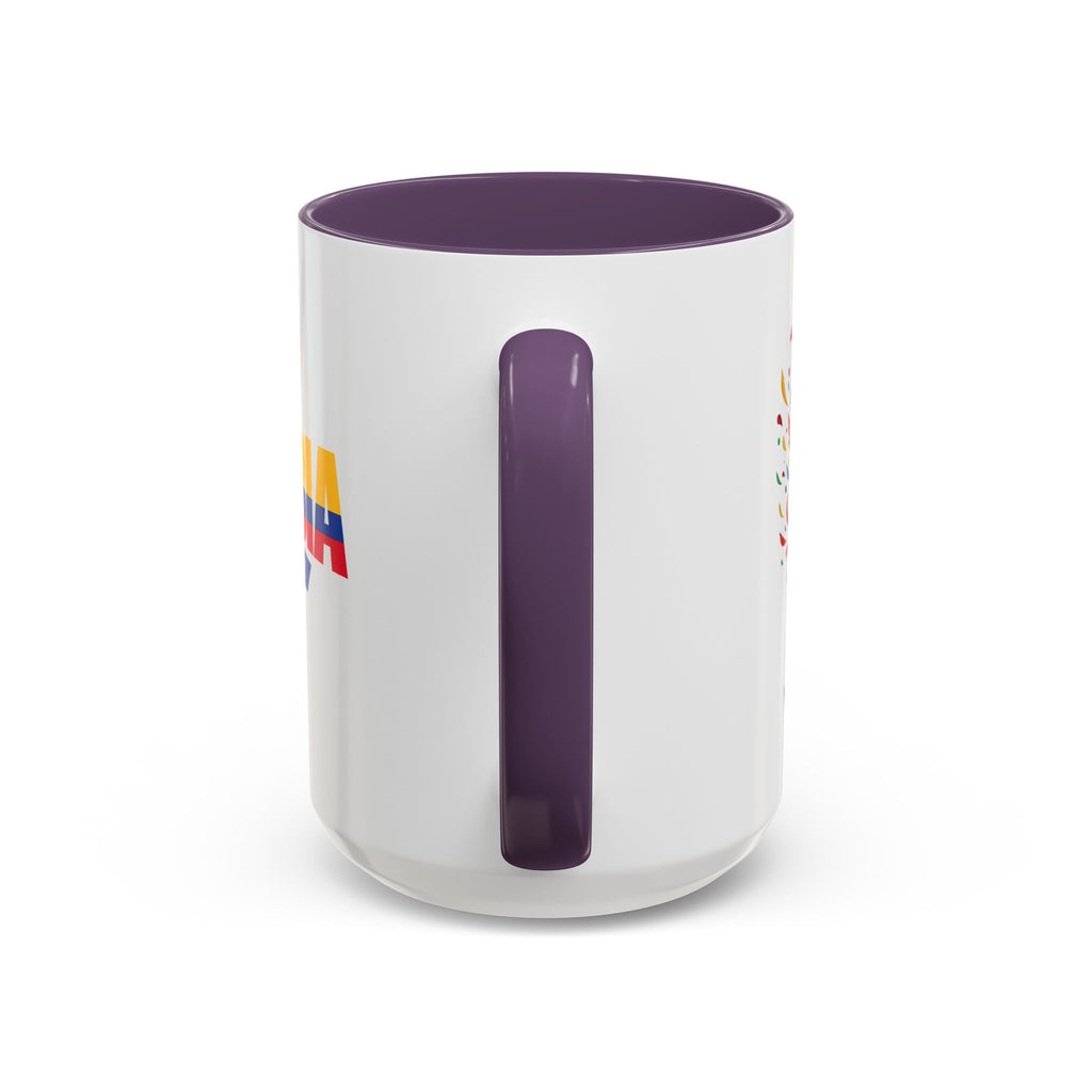 Colombia Vamos Colombia! Accent Coffee Mug | 11oz 15oz ceramic World Cup 2026, Soccer Gift
