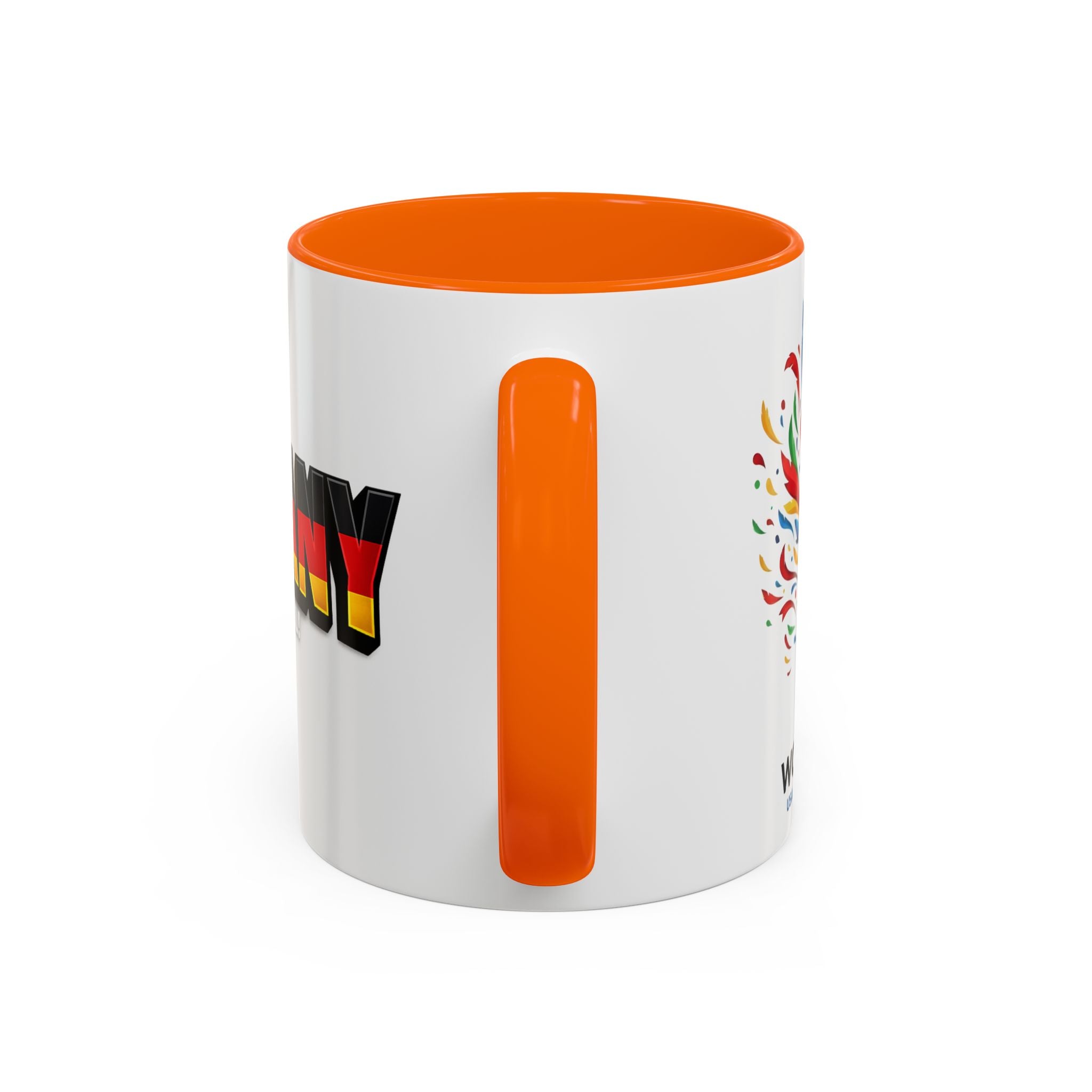 Germany flag text Mug | Accent Coffee Mug 11oz or 15oz, World Cup 2026, Gift for Dad