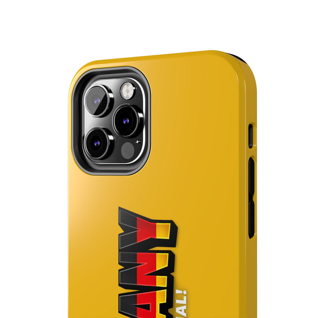 Germany Text Phone Case | Soccer Fan Phone Case, Protective, Glossy, World Cup 2026