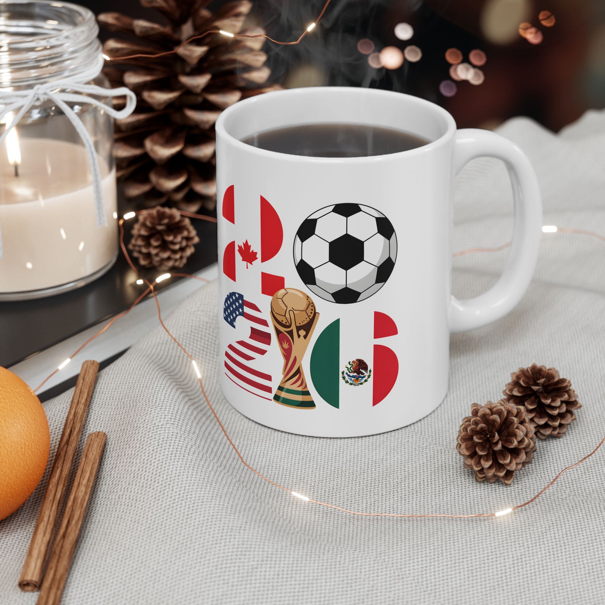 Australia soccer mug, World Cup 2026 ceramic coffee cup, 11oz or 15oz sizes