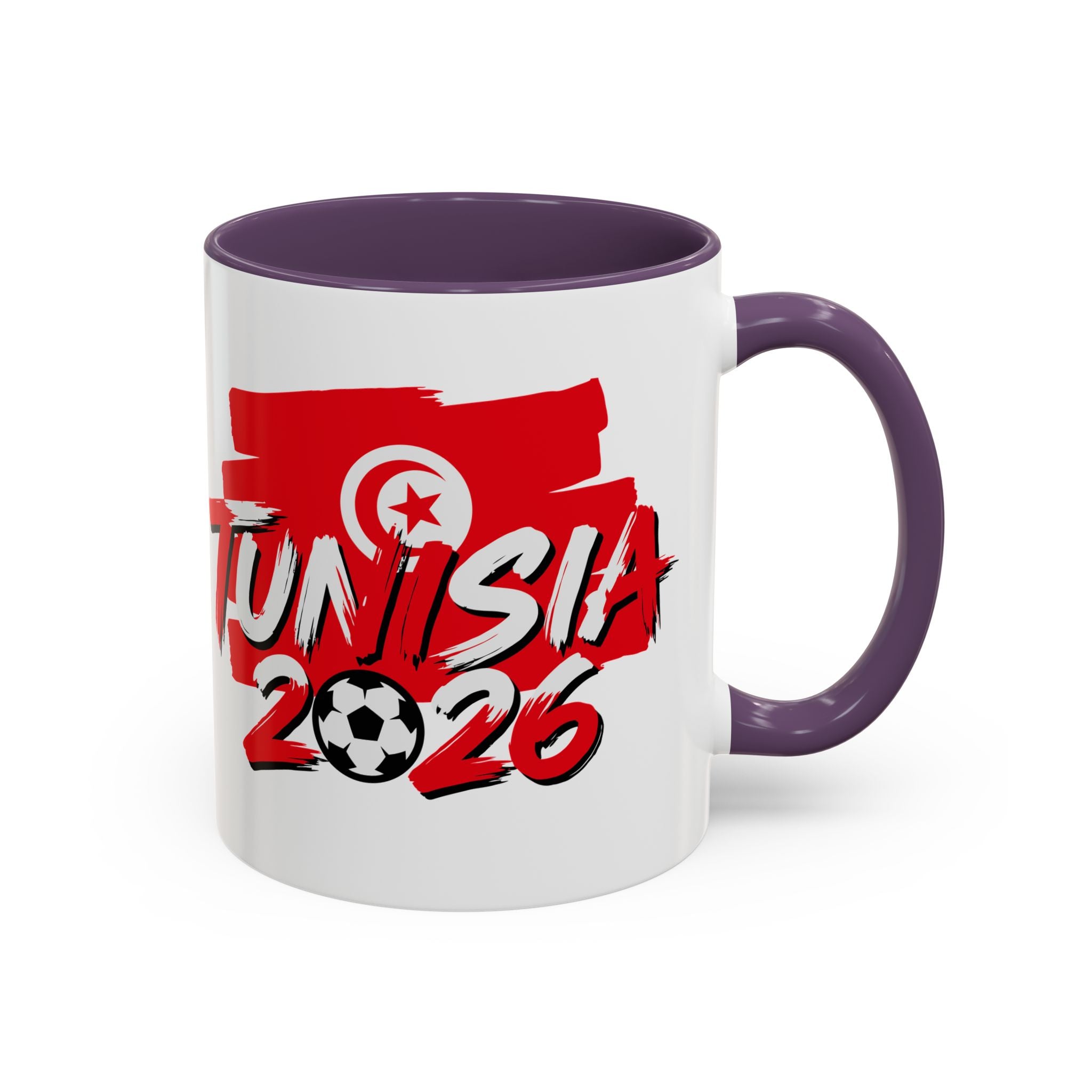 Tunisia 2026 Soccer Logo Mug | World Cup Fan Coffee Mug, Soccer World Cup 2026, Gift for Dad