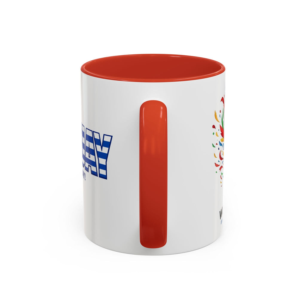 Uruguay Vamos Uruguay Mug | Accent Coffee Mug 11oz 15oz, Soccer World Cup, Gift for Dad