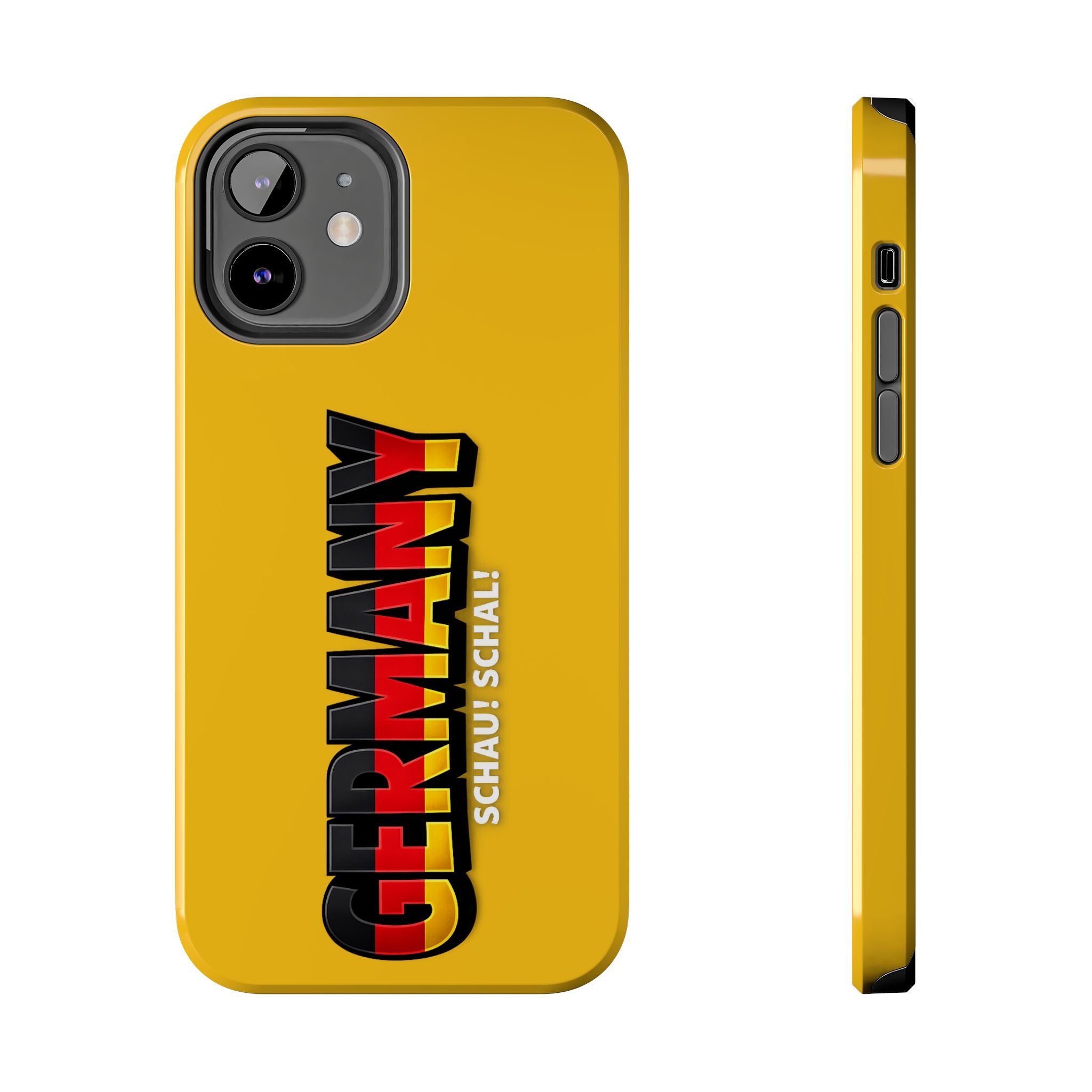 Germany Text Phone Case | Soccer Fan Phone Case, Protective, Glossy, World Cup 2026