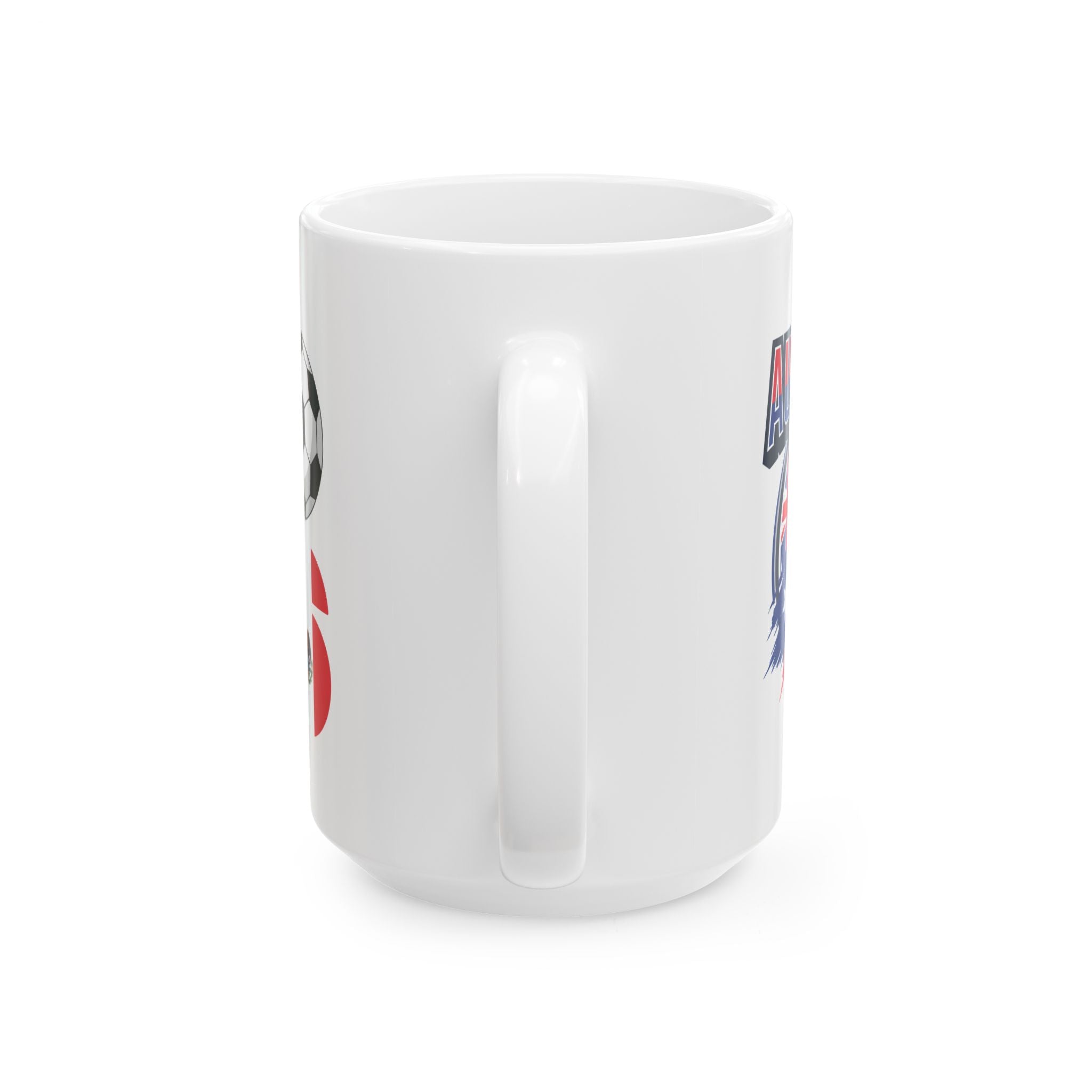 Australia soccer mug, World Cup 2026 ceramic coffee cup, 11oz or 15oz sizes