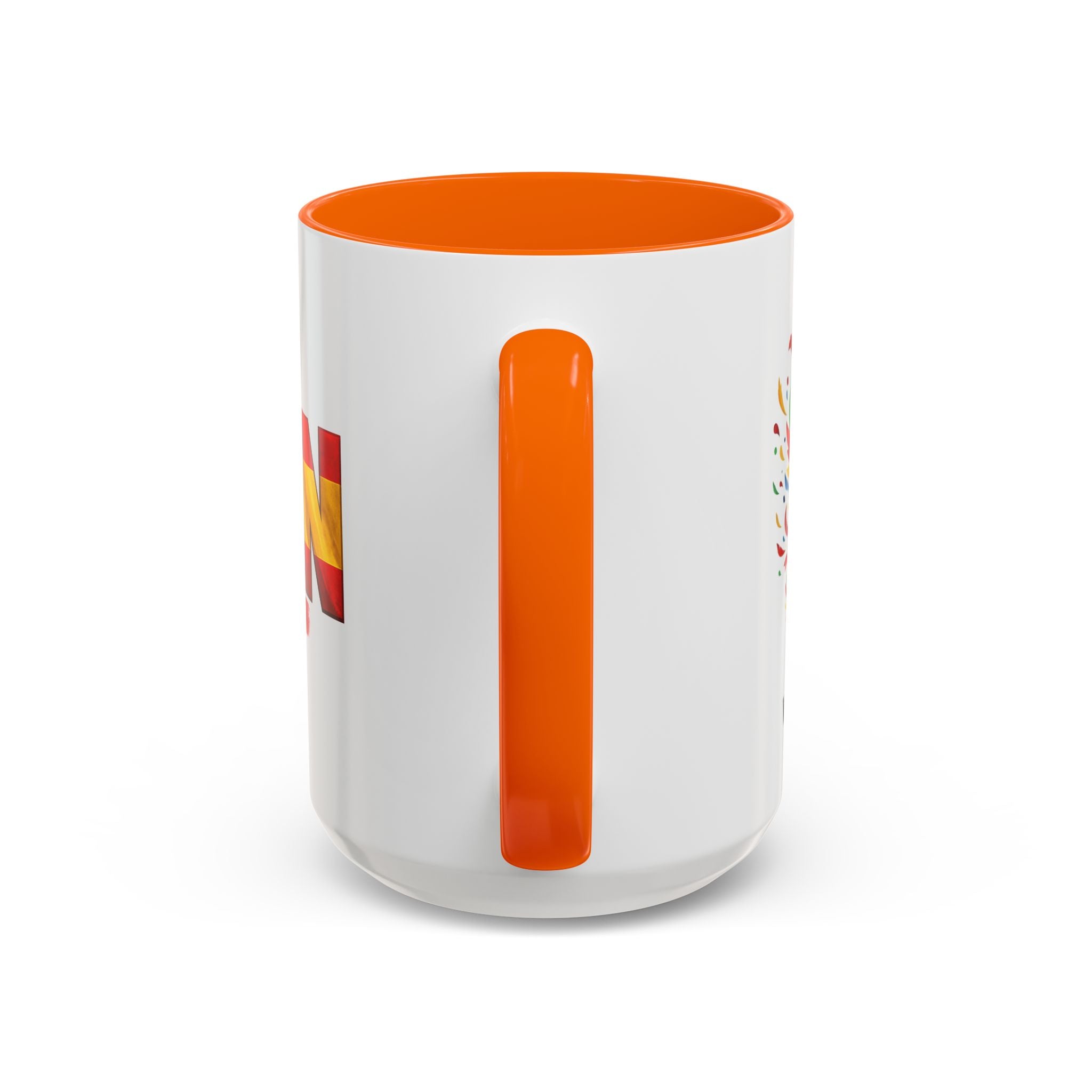 Spain Flag Word Mug | Accent Coffee Mug 11oz 15oz, Soccer World Cup 2026, Gift for Dad