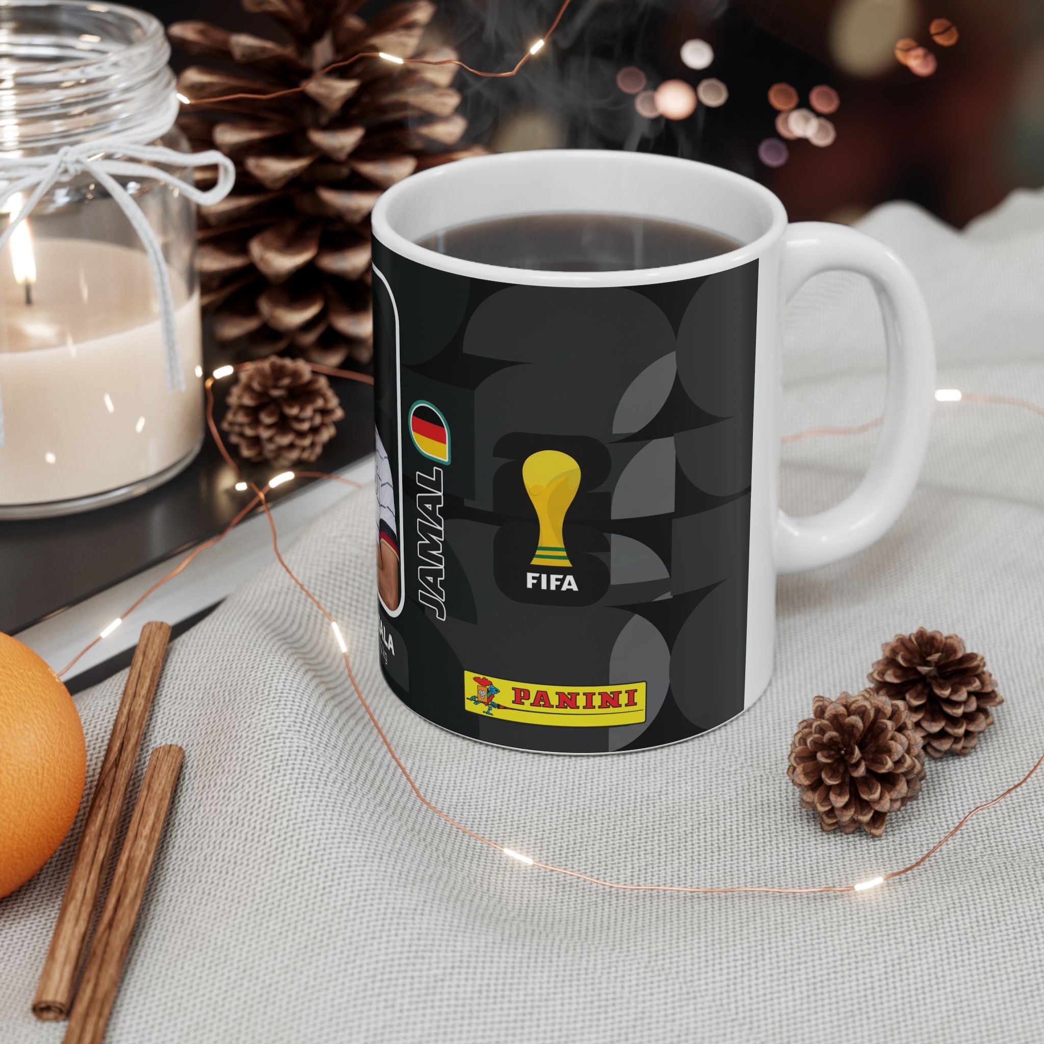 Germany Soccer Player Jamal Musiala Mug — World Cup 2026 Mugs, Ceramic Coffee Cup