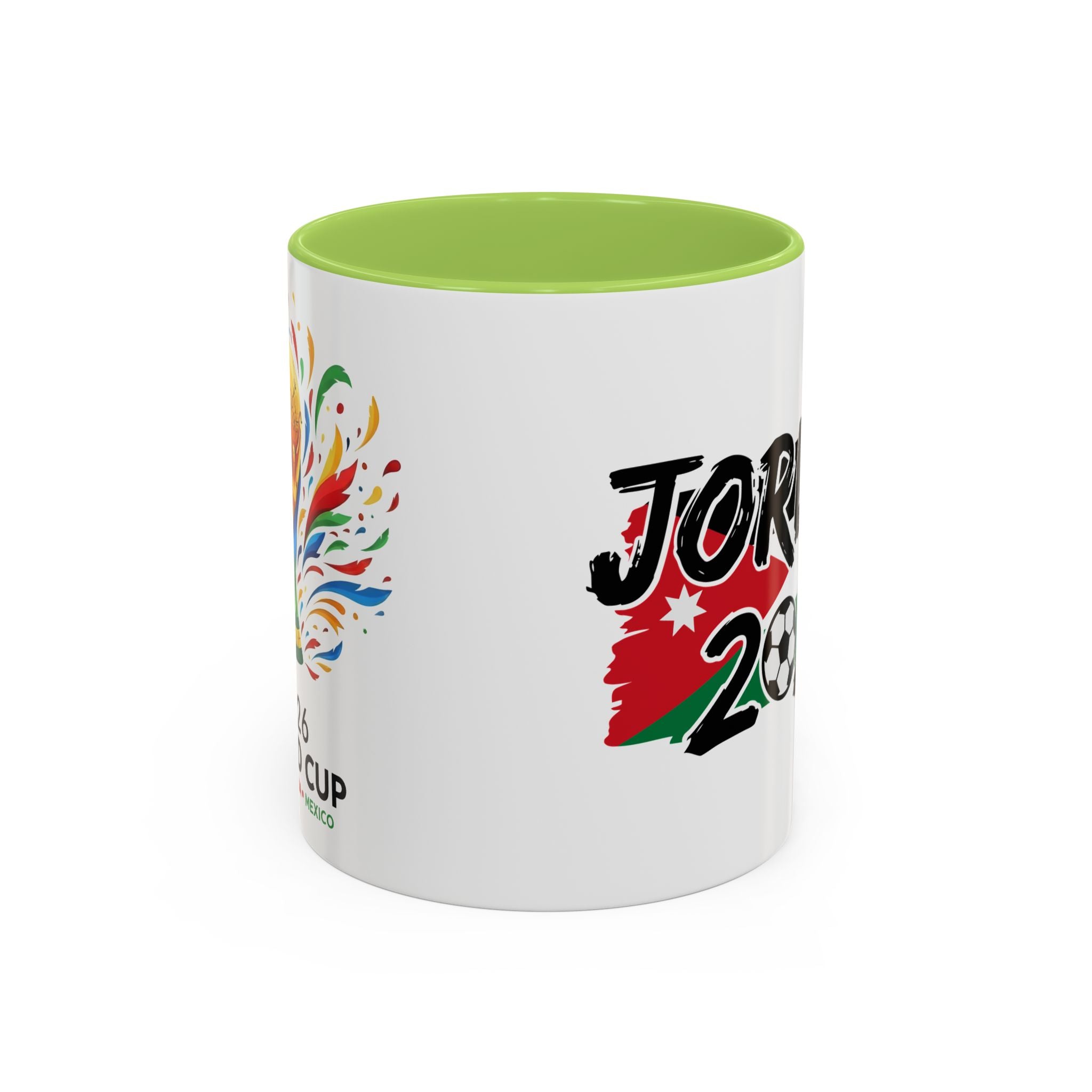 Jordan 2026 Soccer Logo Mug | Accent Coffee Mug 11oz 15oz, World Cup 2026, Gift for Dad
