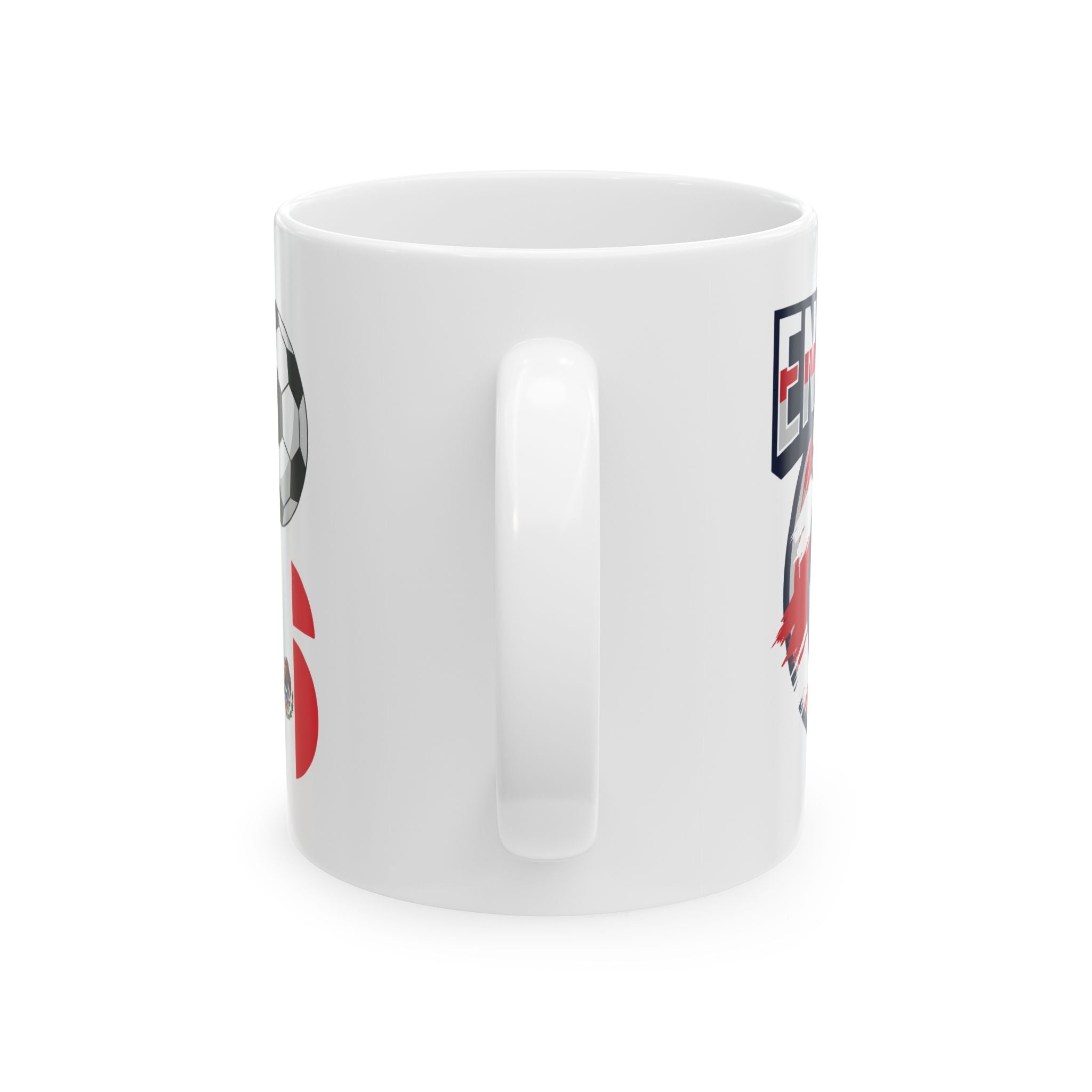 England Soccer Crest Mug | Soccer Fan, World Cup 2026 Gift for Dad, England Flag