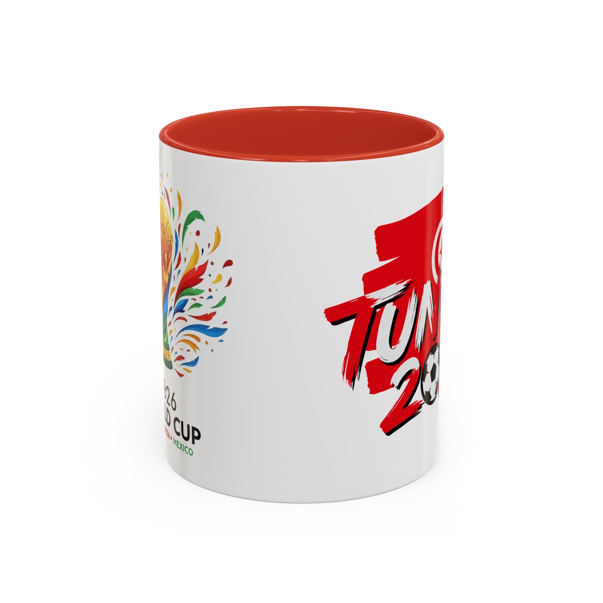 Tunisia 2026 Soccer Logo Mug | World Cup Fan Coffee Mug, Soccer World Cup 2026, Gift for Dad